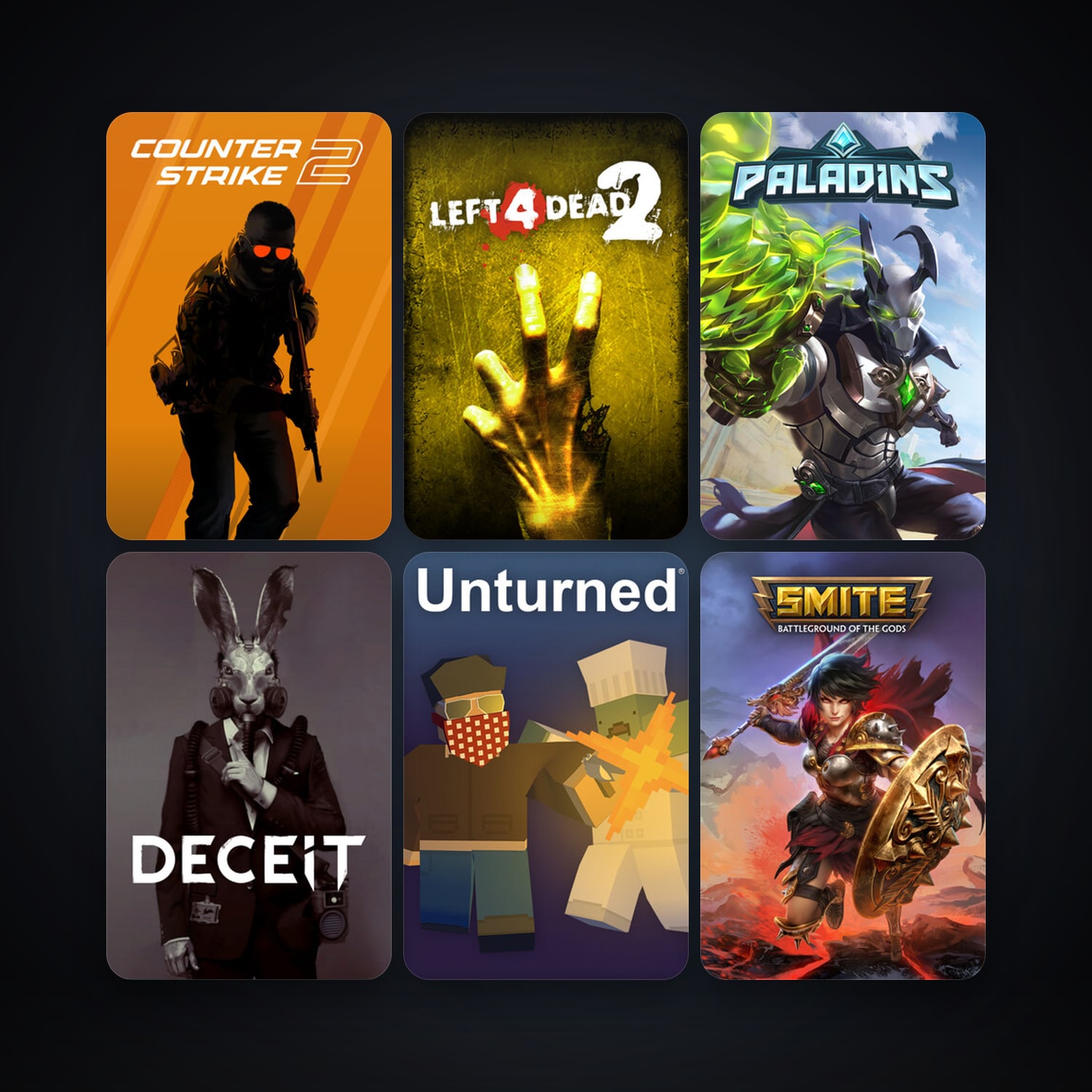 Left 4 Dead 2 + CS2 Prime, 9 games, clean — HabibiAccounts