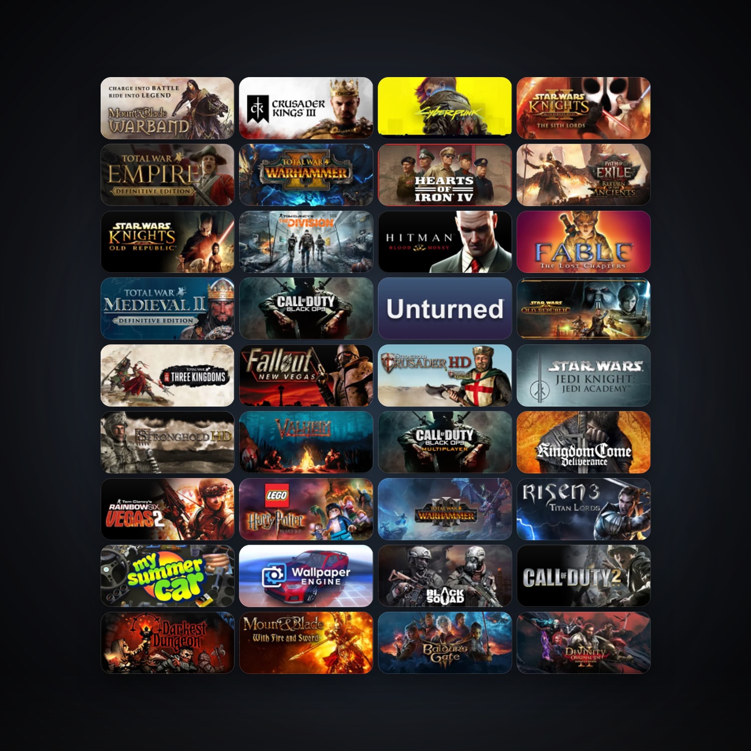 Steam 151 games, Steam 12, clean · 261035418 — HabibiAccounts