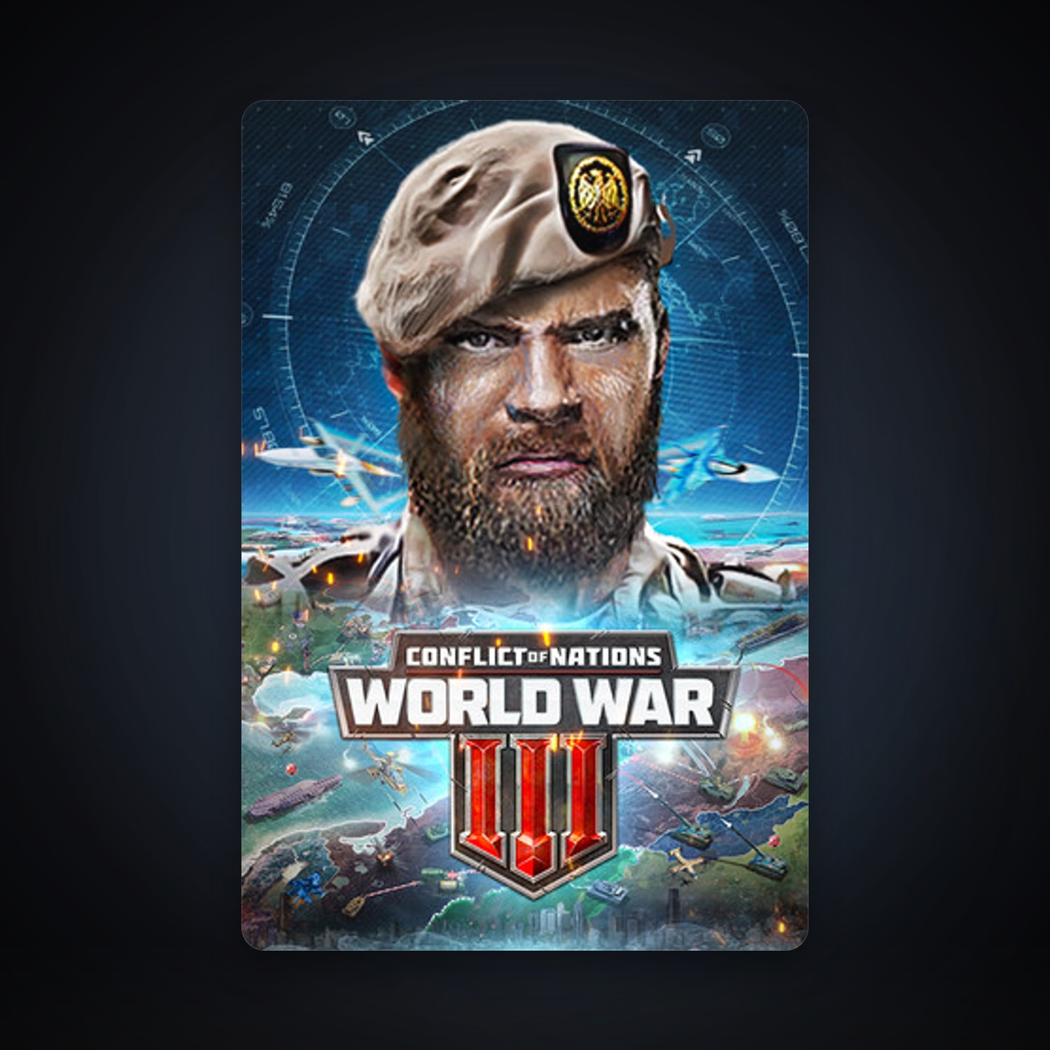 CONFLICT OF NATIONS: WORLD WAR 3, 2 games, clean — HabibiAccounts