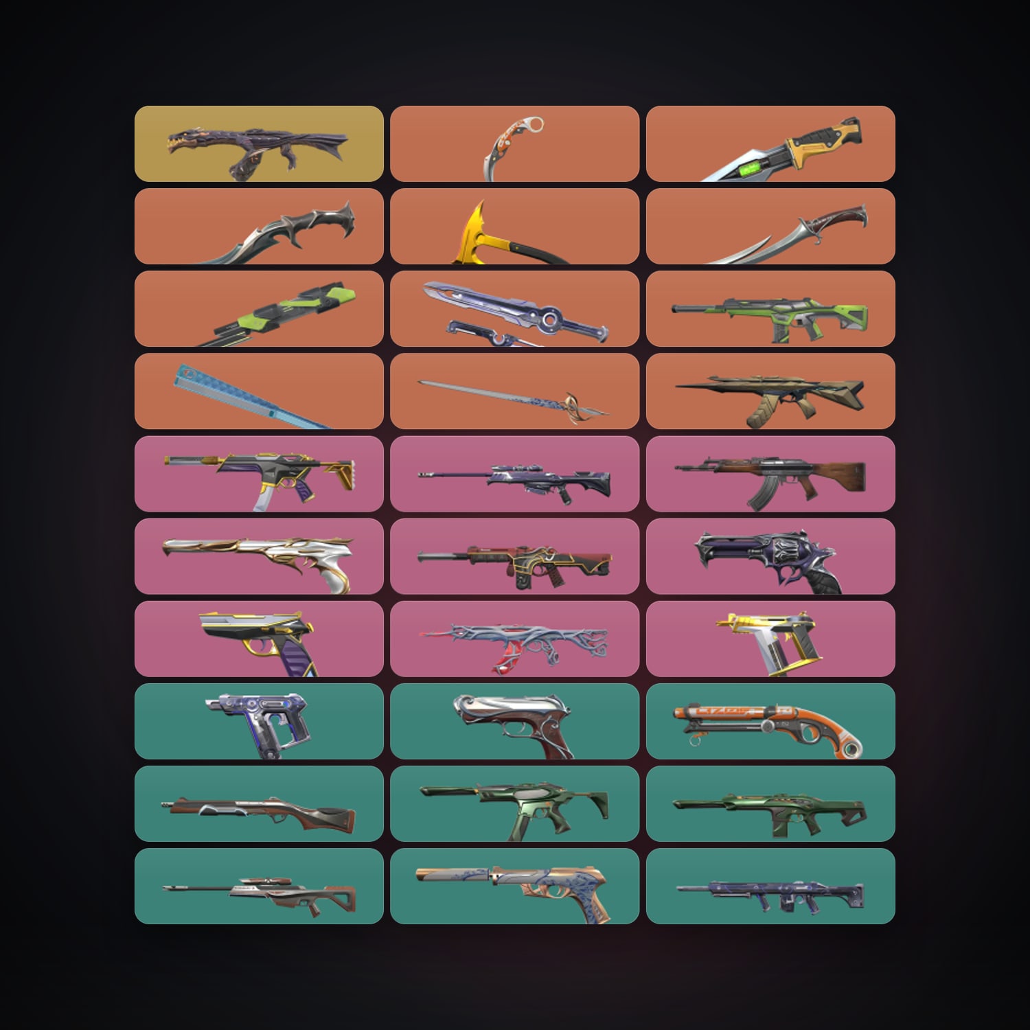 NA Silver 1 locker — 9 knives, 114 skins, lvl 312 — HabibiAccounts