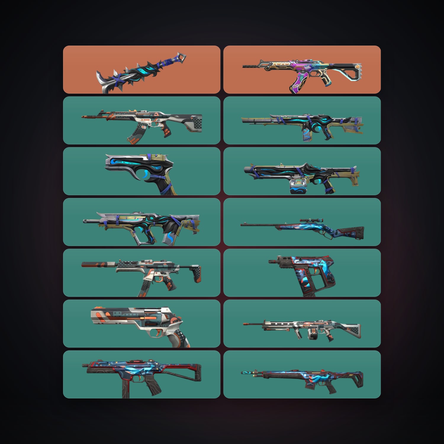EU Silver 2 locker — 1 knives, 14 skins, lvl 53 · 261036690 — HabibiAccounts