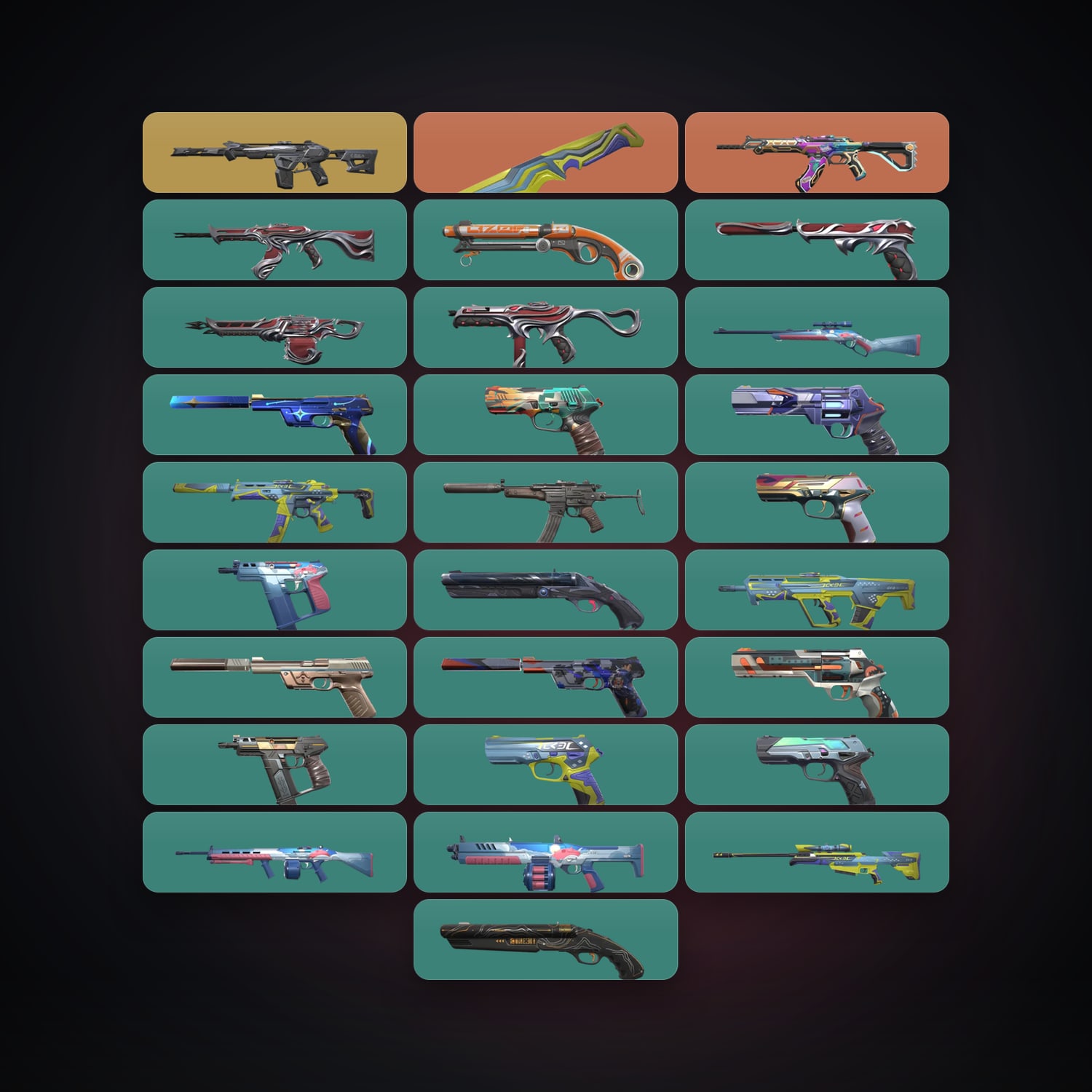 EU Silver 1 locker — 1 knives, 28 skins, lvl 141 — HabibiAccounts
