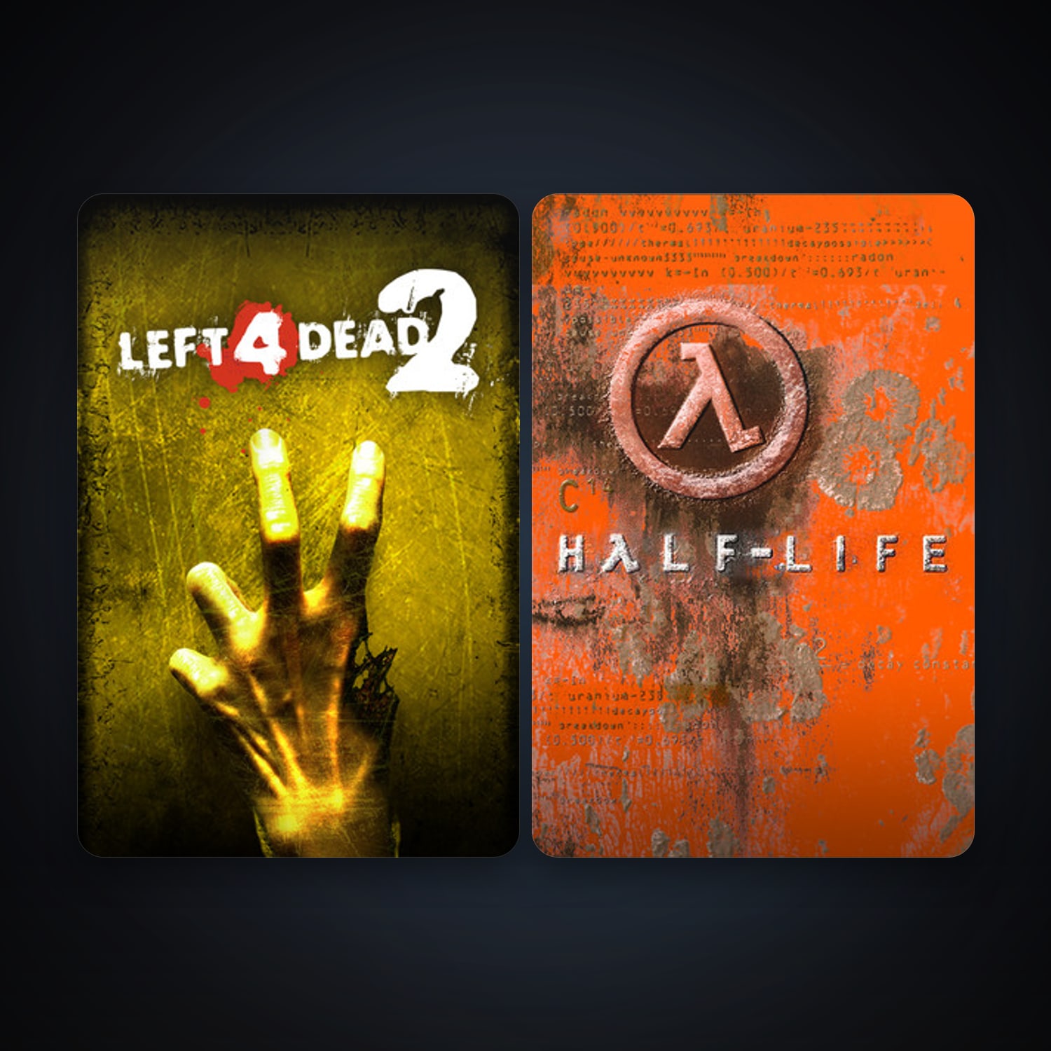 Half-Life + Left 4 Dead 2, 4 games, clean — HabibiAccounts