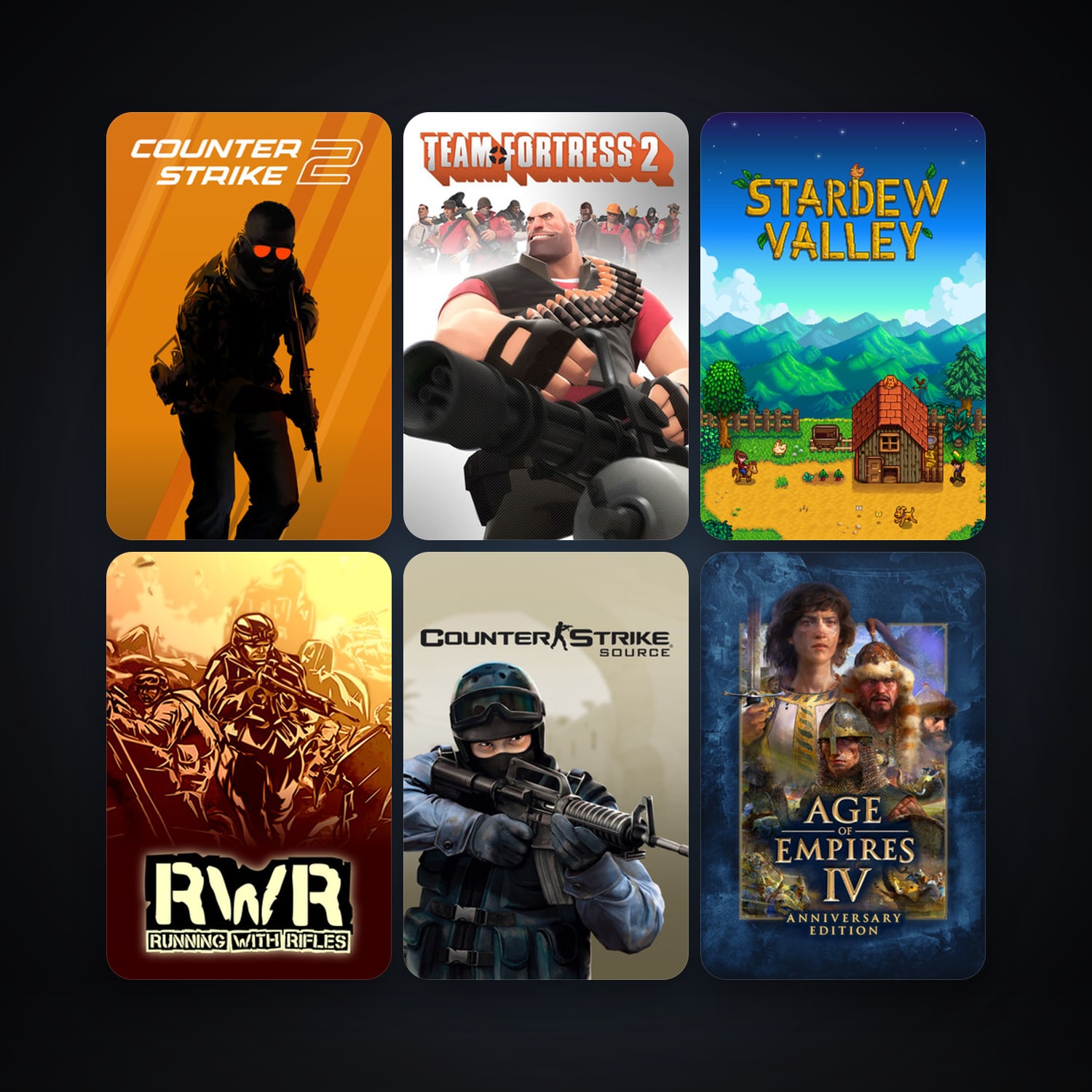 هالحساب ستيم فلين، Counter-Strike: Source وTeam Fortress 2، 175 لعبة، لفل 20، صامد واضح — HabibiAccounts