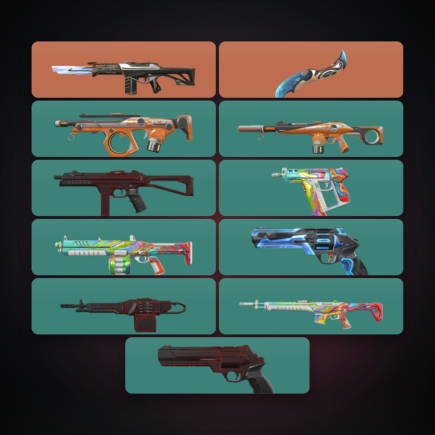 EU Silver 1 locker — 1 knives, 11 skins, lvl 56 — HabibiAccounts