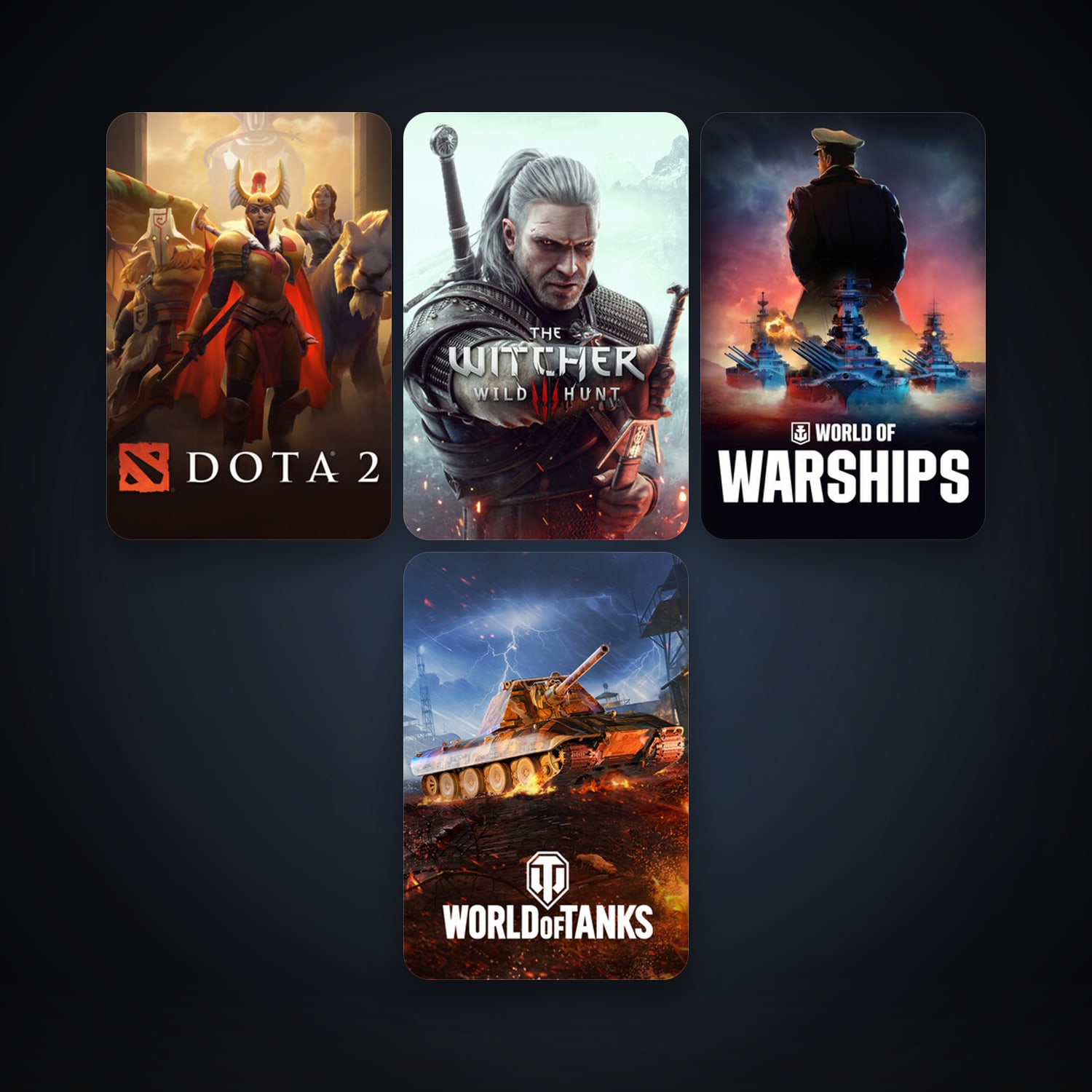 Dota 2 + The Witcher 3: Wild Hunt, 9 games, clean — HabibiAccounts