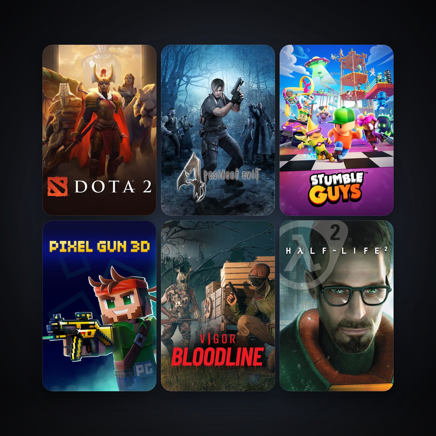 Half-Life 2 + Half-Life 2: Deathmatch, 12 games, clean — HabibiAccounts