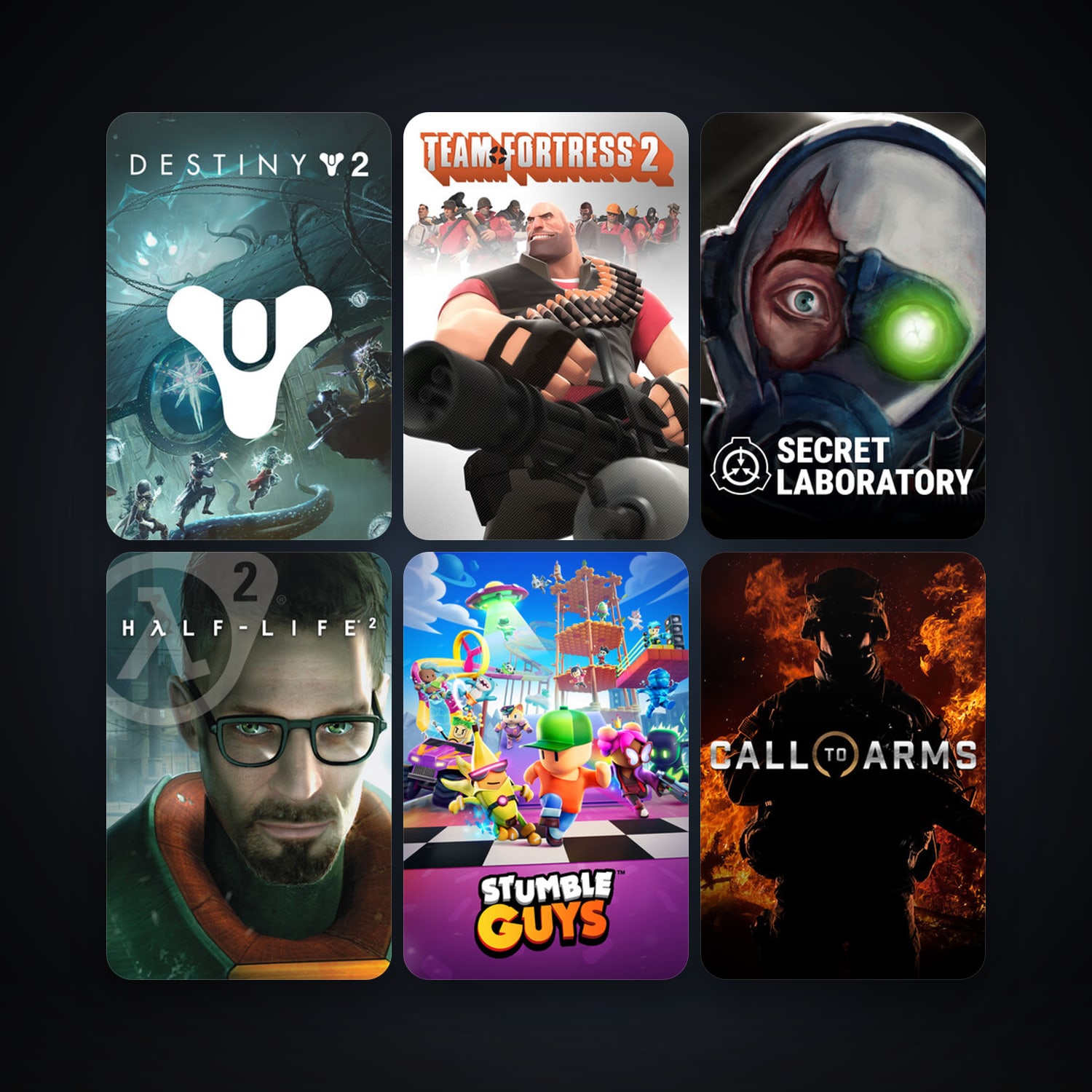 Half-Life + Half-Life 2, 62 games, clean — HabibiAccounts