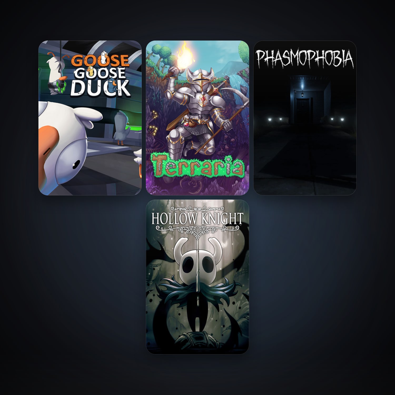 Terraria + Hollow Knight, 32 games, clean — HabibiAccounts