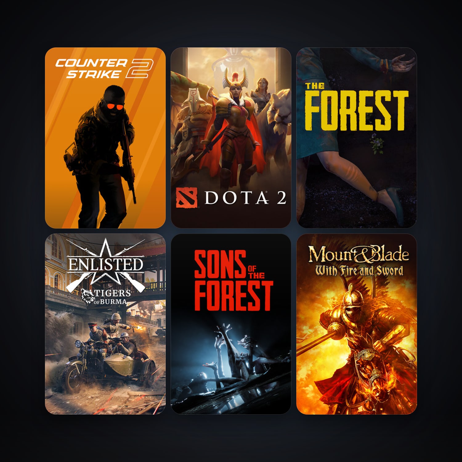 CS2 Prime + Mount & Blade: With Fire & Sword, 48 games, clean — HabibiAccounts