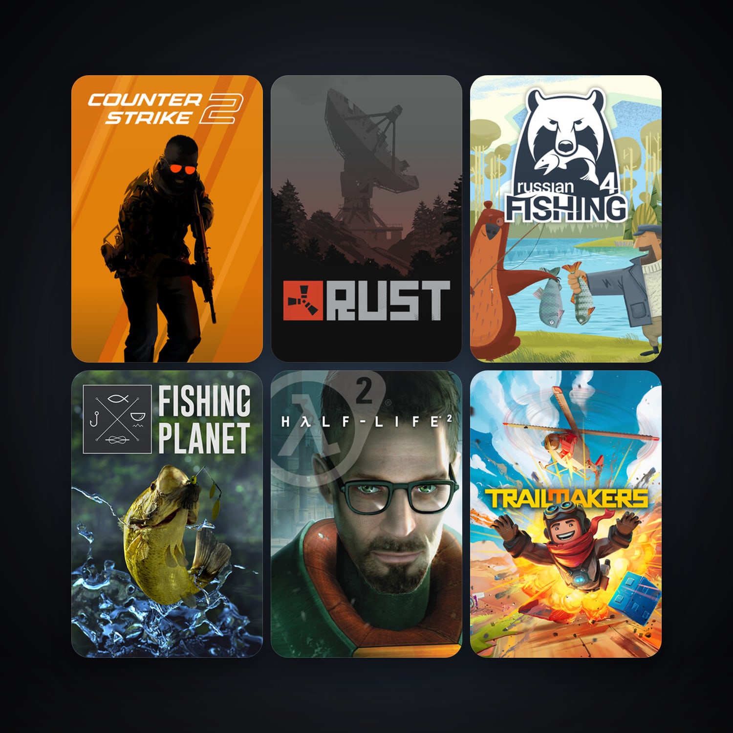 Half-Life 2 + Half-Life 2: Deathmatch, 17 games, clean — HabibiAccounts