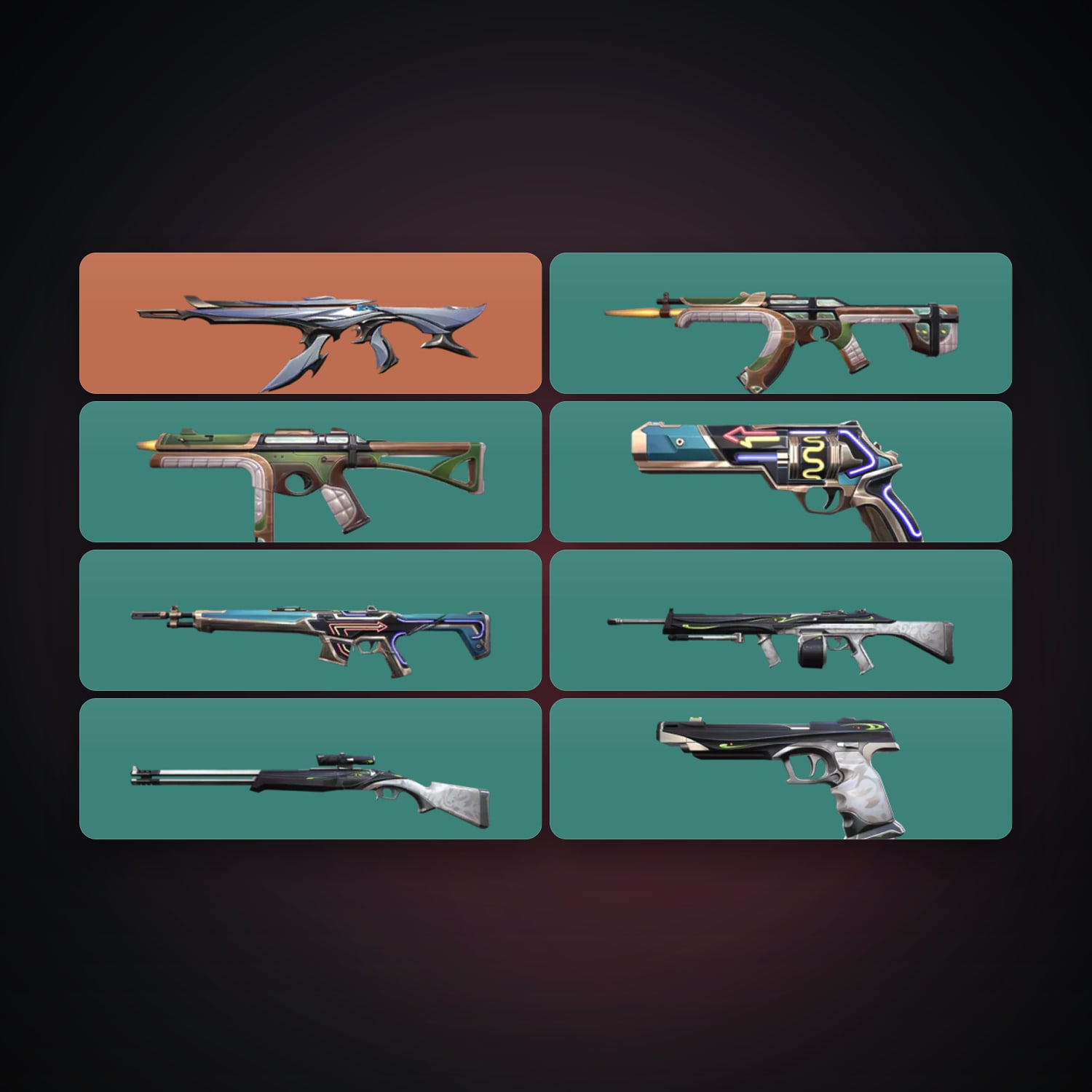EU Iron 1 locker — 8 skins, lvl 24 — HabibiAccounts