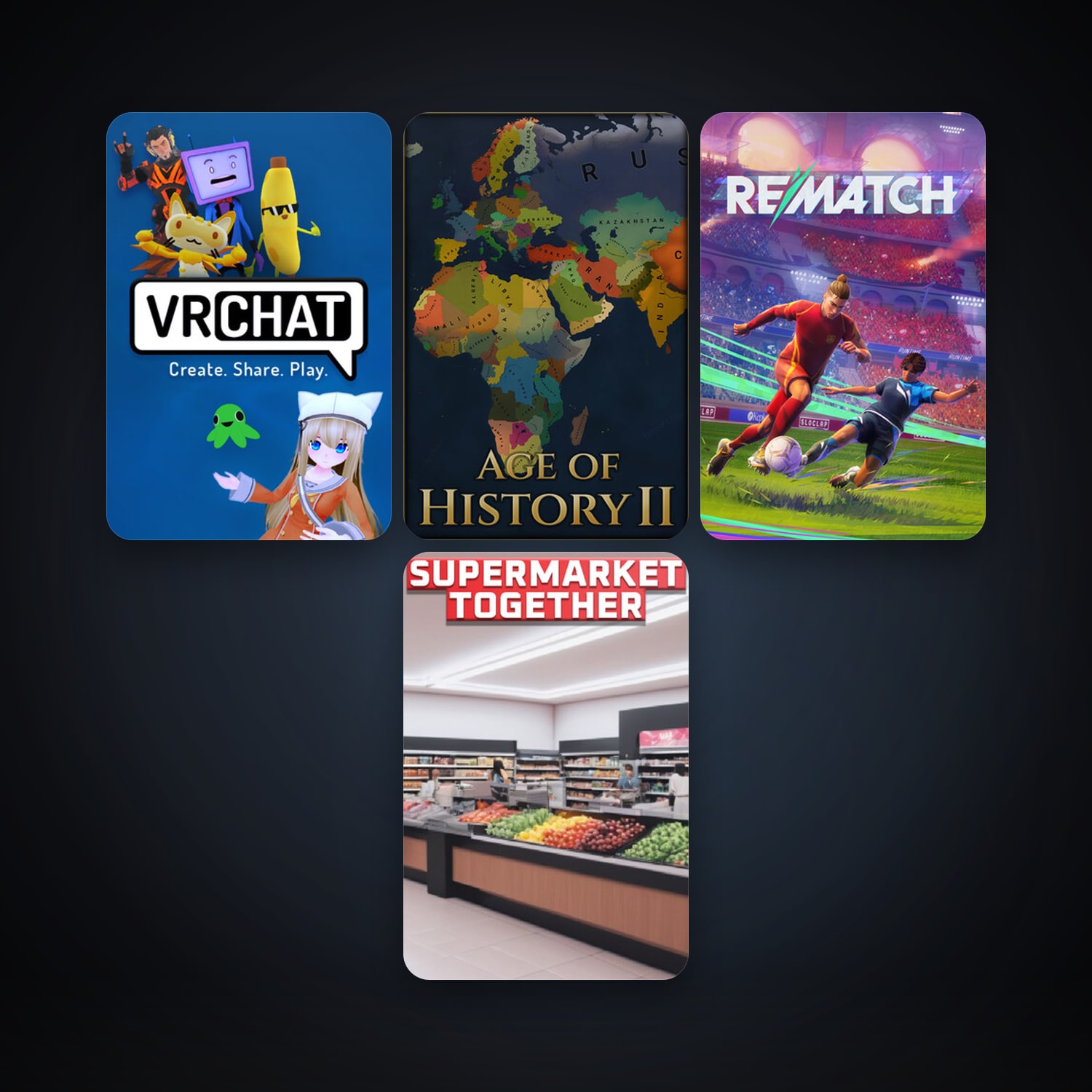 Free CS2 (No Prime) + VRChat, 35 games, clean — HabibiAccounts