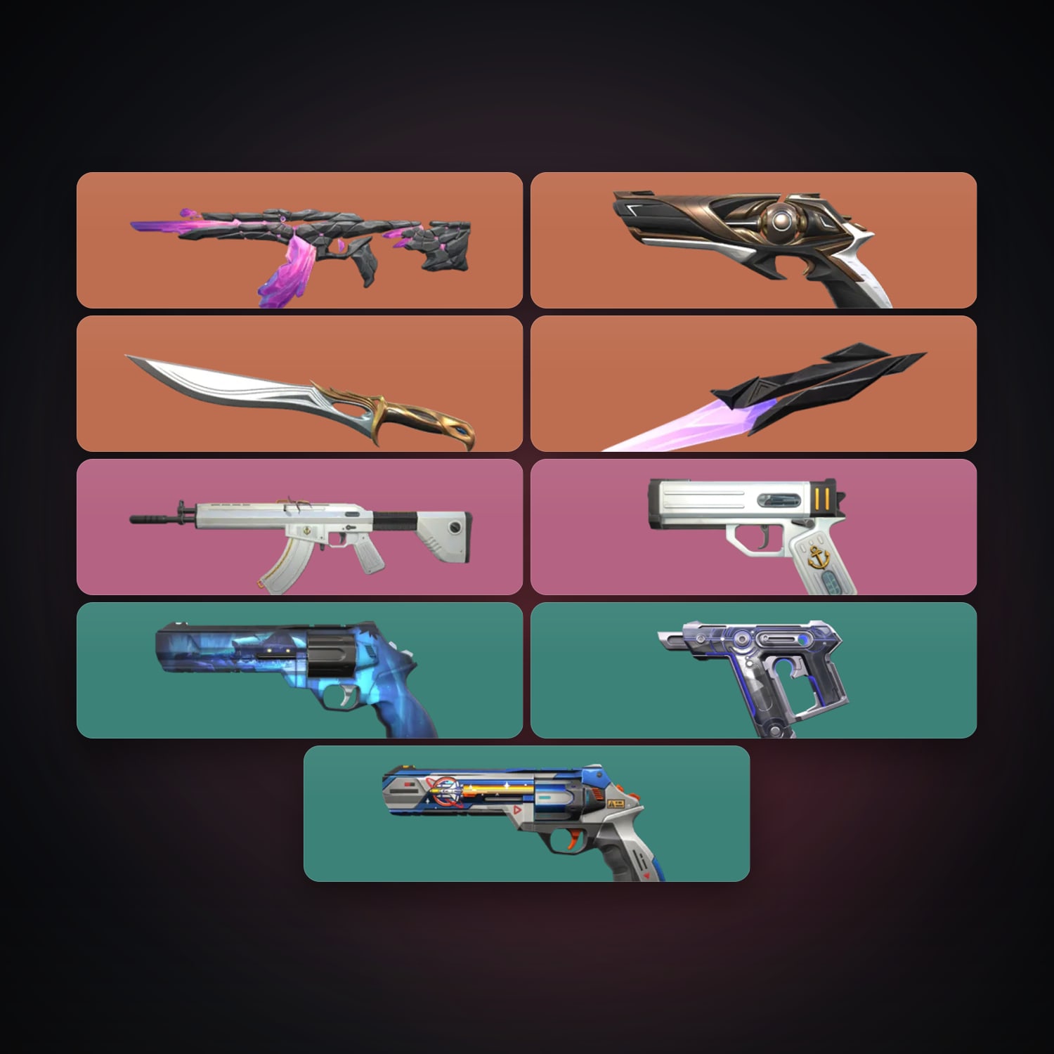 NA locker — 2 knives, 10 skins, lvl 20 — HabibiAccounts