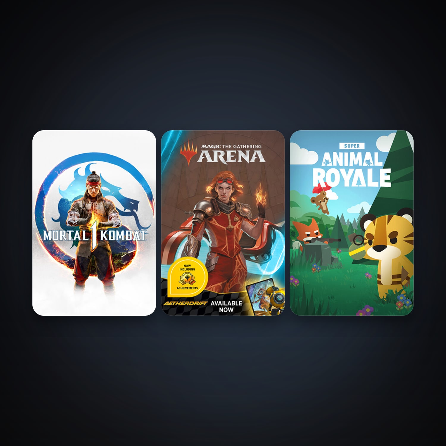 Super Animal Royale + Mortal Kombat 1, 5 games, clean — HabibiAccounts