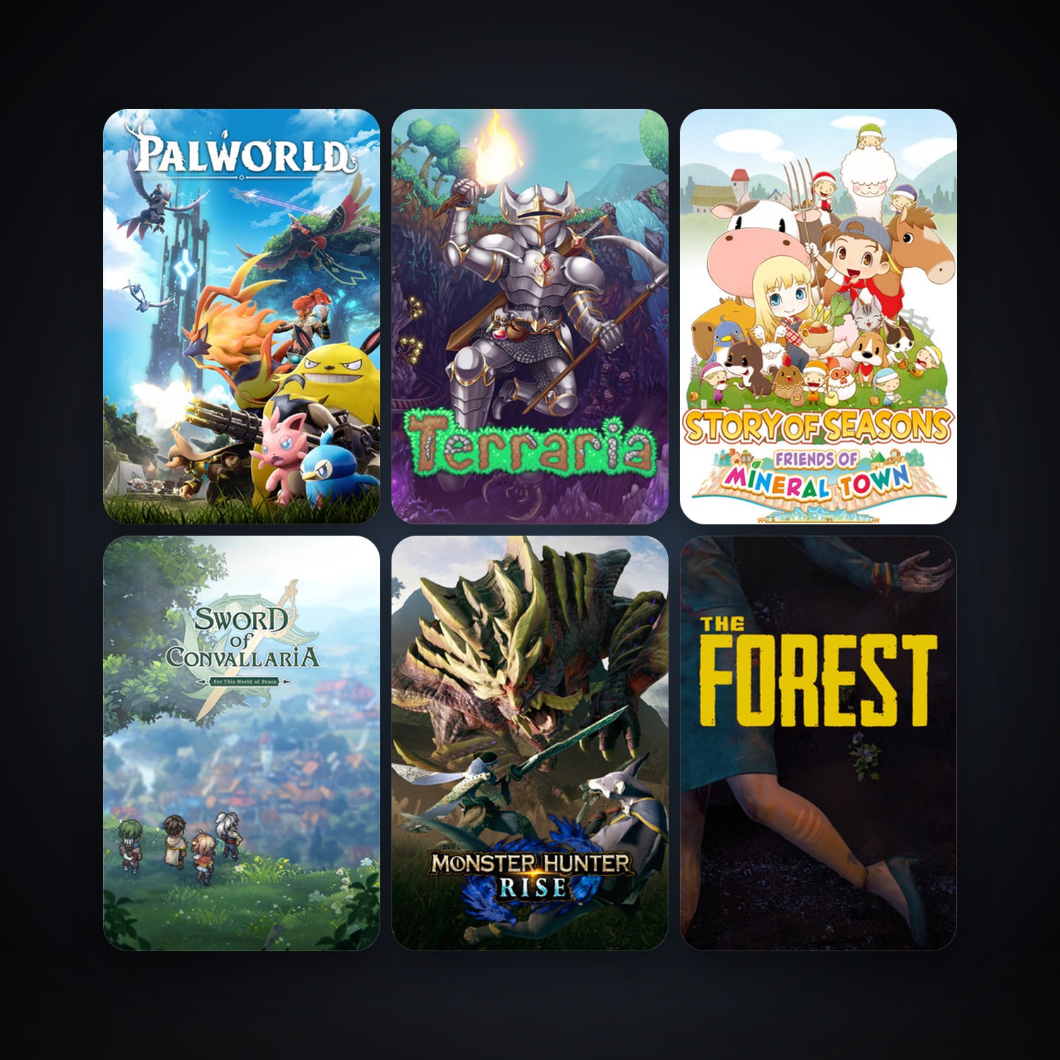 Terraria + Project Zomboid, 48 games, Steam 10, clean — HabibiAccounts