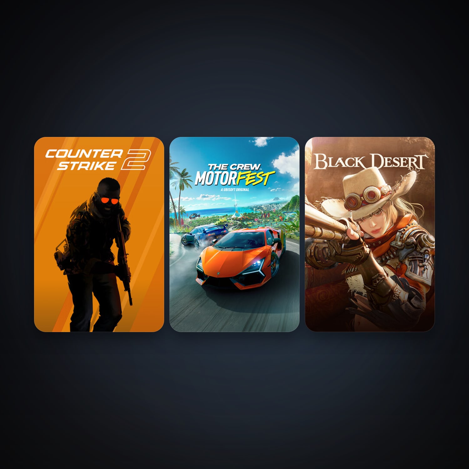 CS2 Prime + Black Desert Online, 9 games, Steam 24, clean — HabibiAccounts