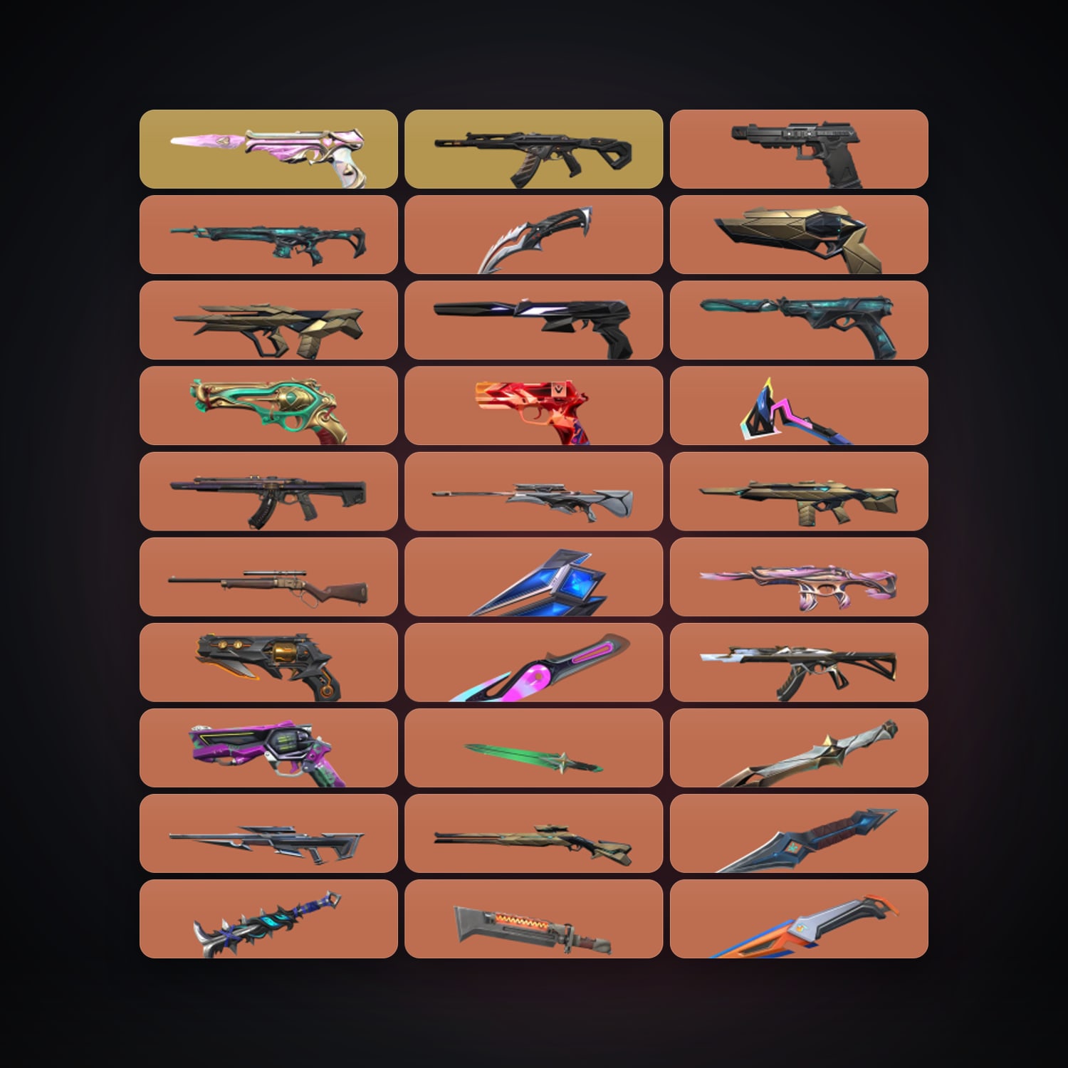 EU Gold 2 locker — 16 knives, 227 skins, lvl 394 — HabibiAccounts