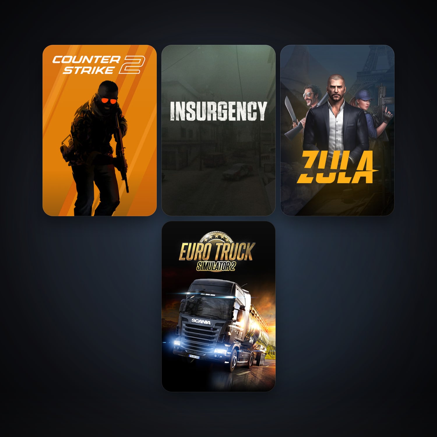 CS2 Prime + Insurgency, 4 games, clean — HabibiAccounts