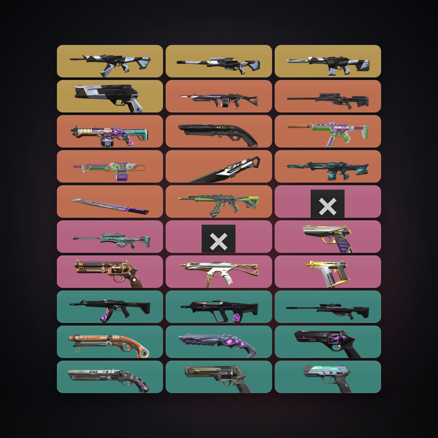 AP Silver 2 locker — 2 knives, 60 skins, lvl 293 — HabibiAccounts