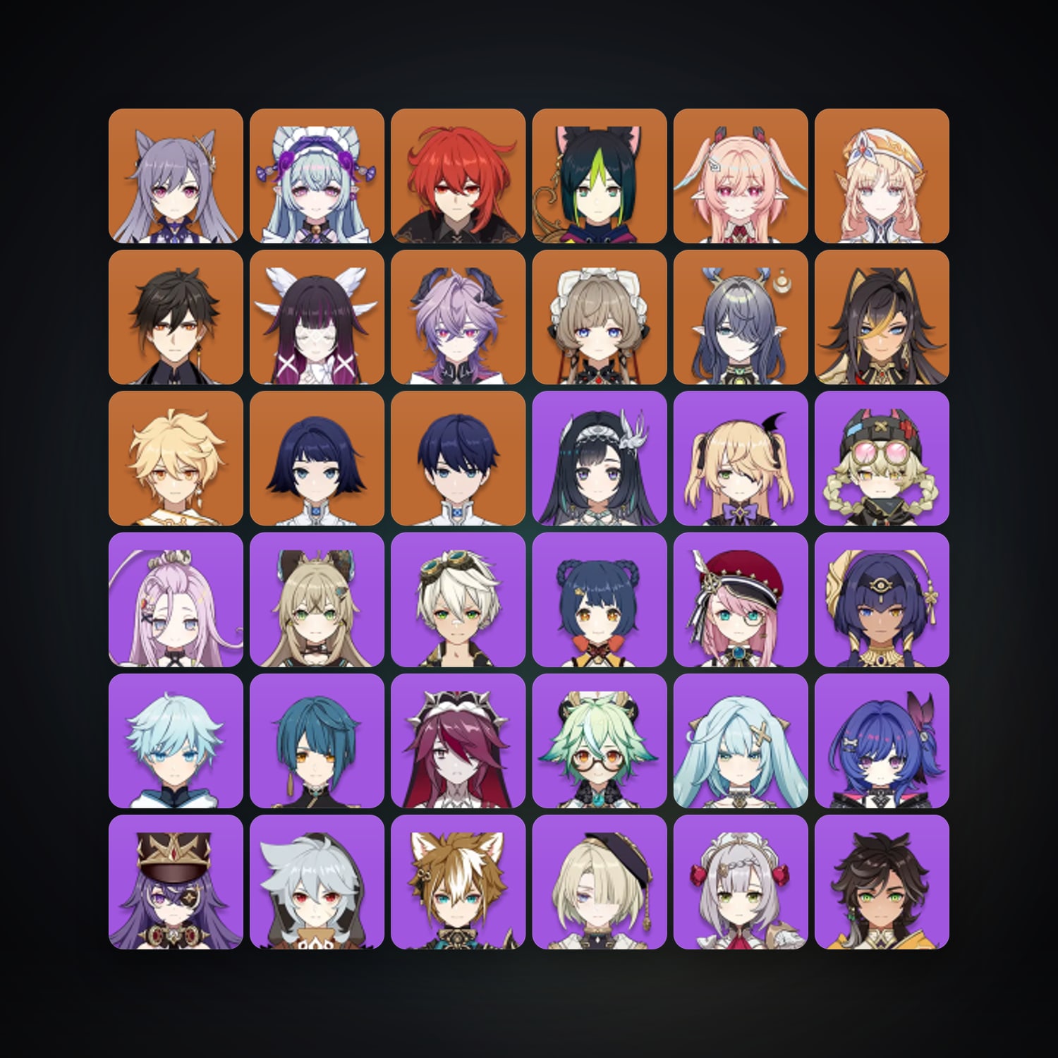 Genshin Impact | AR 58 | 55 Chars | 12× 5★ — Genshin / miHoYo Account — HabibiAccounts