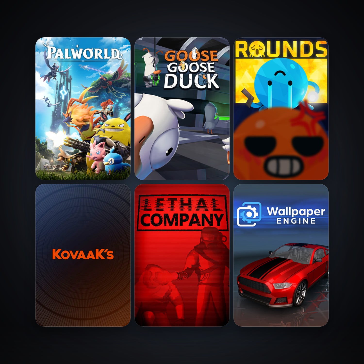 Wallpaper Engine + KovaaK's FPS Aim Trainer, 28 games, clean — HabibiAccounts