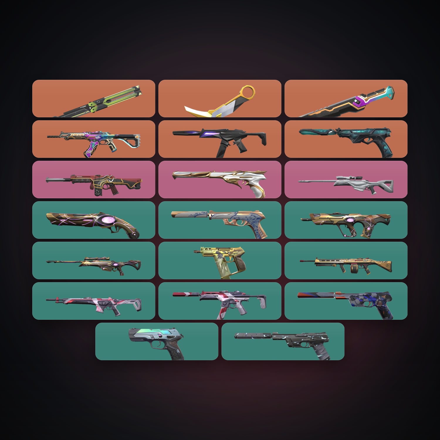 EU Diamond 2 locker — 3 knives, 21 skins, lvl 120 — HabibiAccounts
