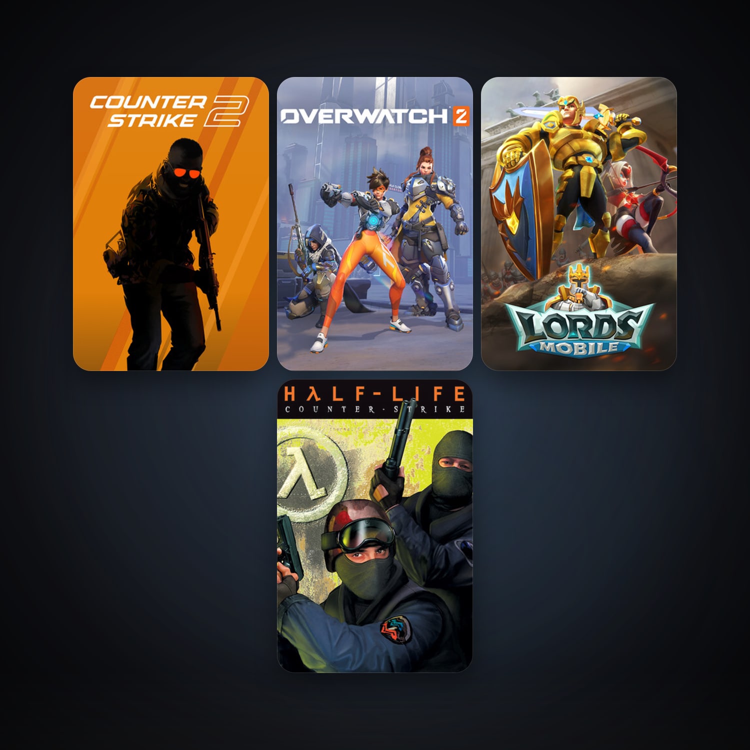 Counter-Strike + CS2 Prime, 6 games, clean — HabibiAccounts