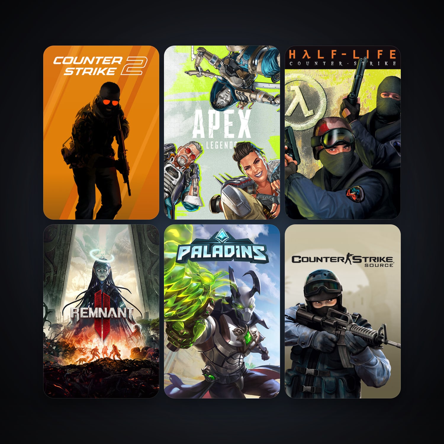 Counter-Strike + Counter-Strike: Source, 12 games, clean — HabibiAccounts