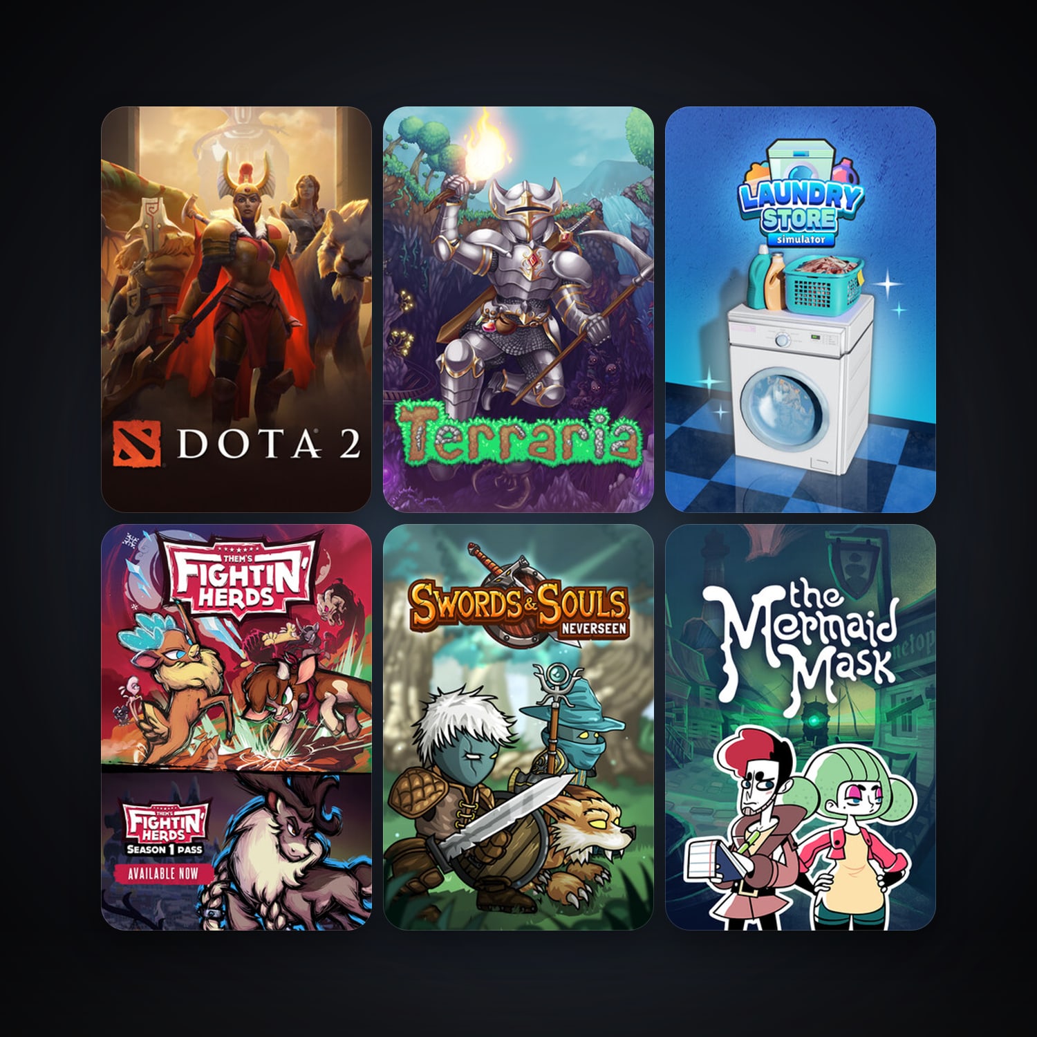 Dota 2 + Terraria, 25 games, clean — HabibiAccounts