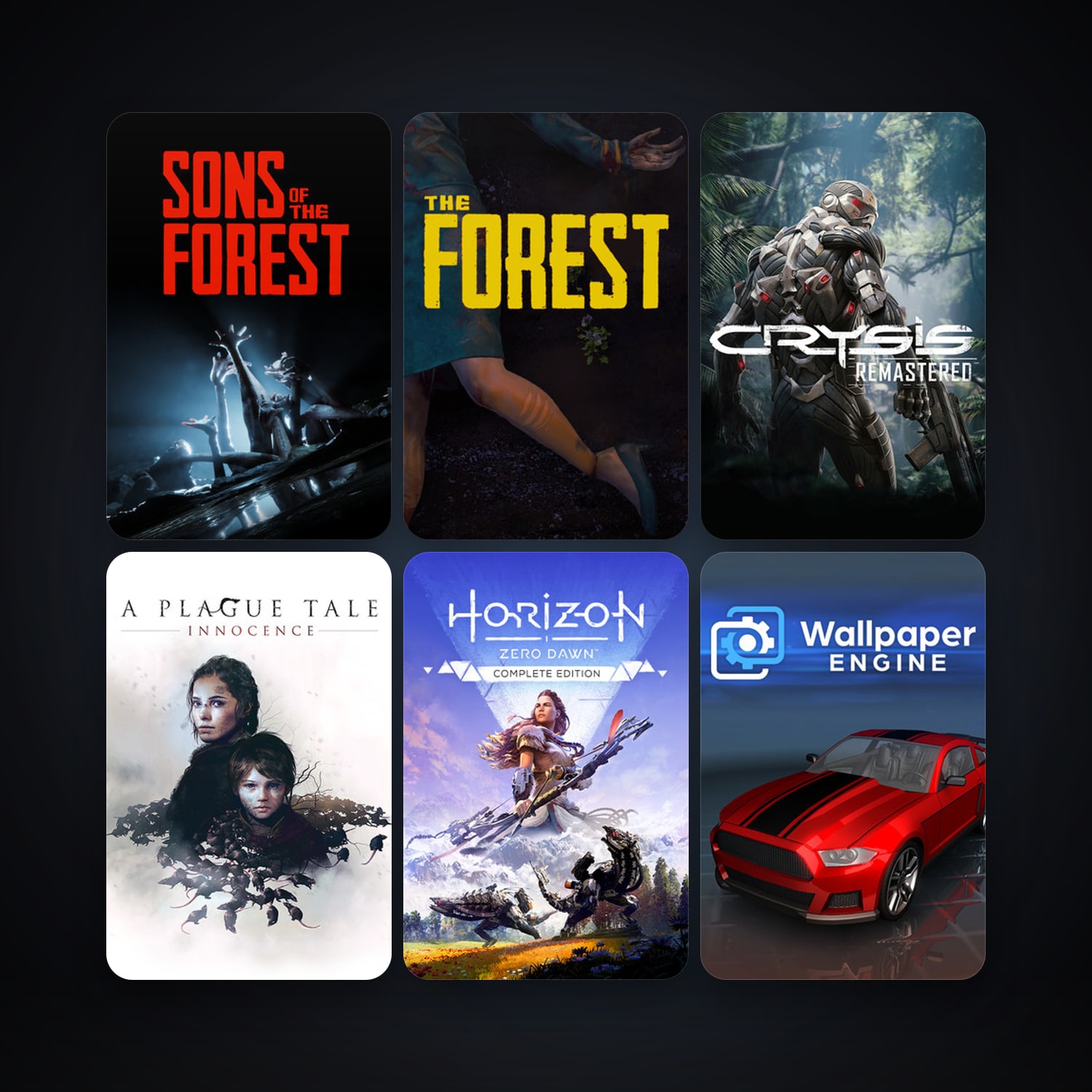 Left 4 Dead + The Forest, 37 games, clean — HabibiAccounts