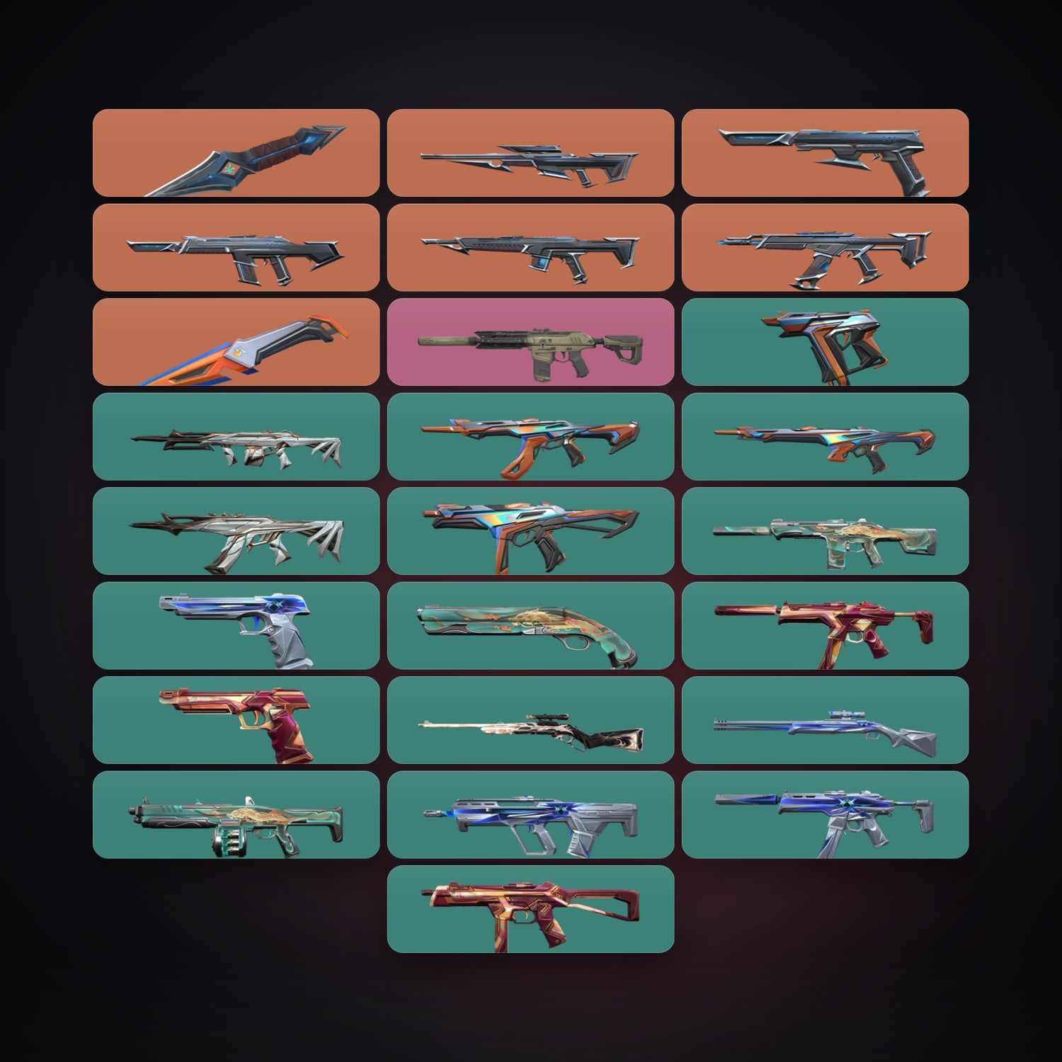 EU Silver 3 locker — 2 knives, 27 skins, lvl 42 — HabibiAccounts