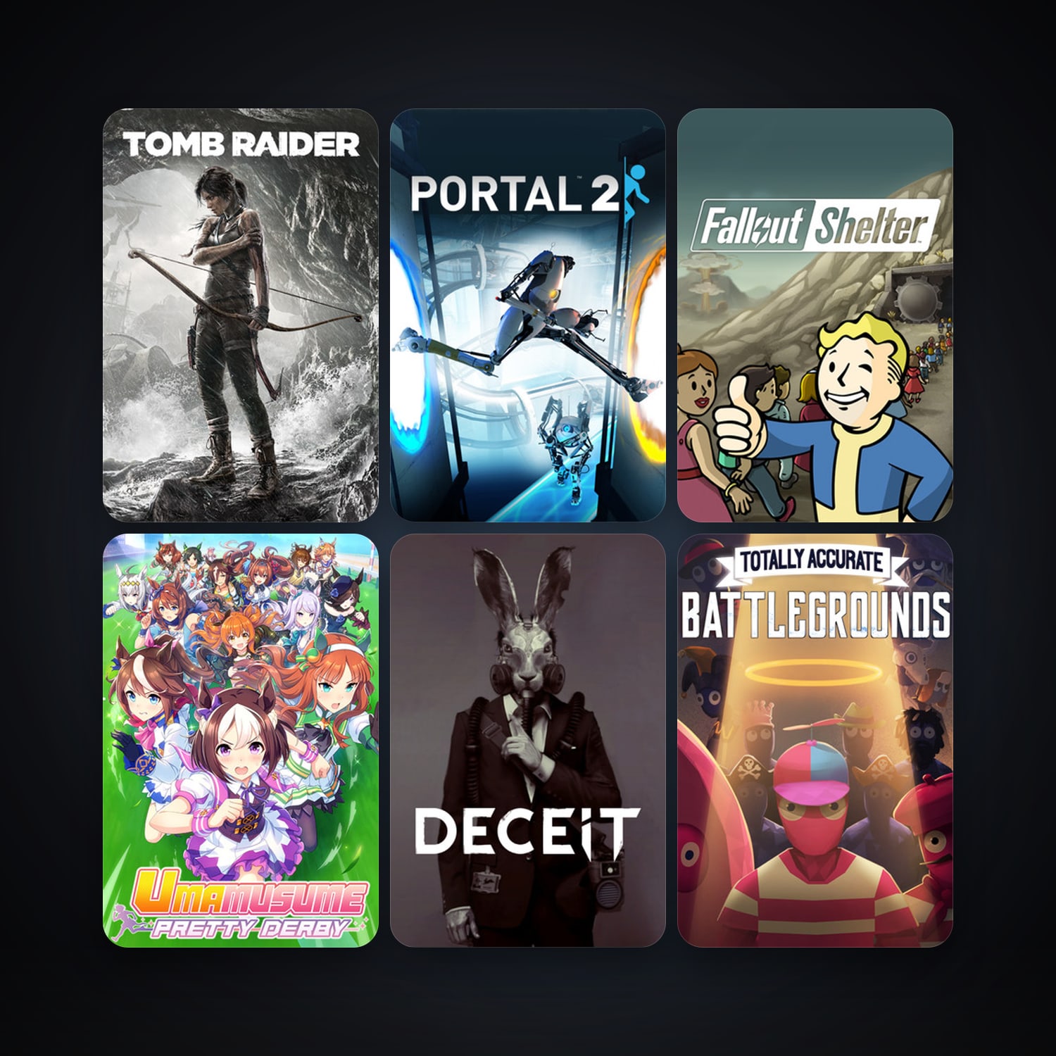 Portal 2 + Free CS2 (No Prime), 46 games, clean — HabibiAccounts