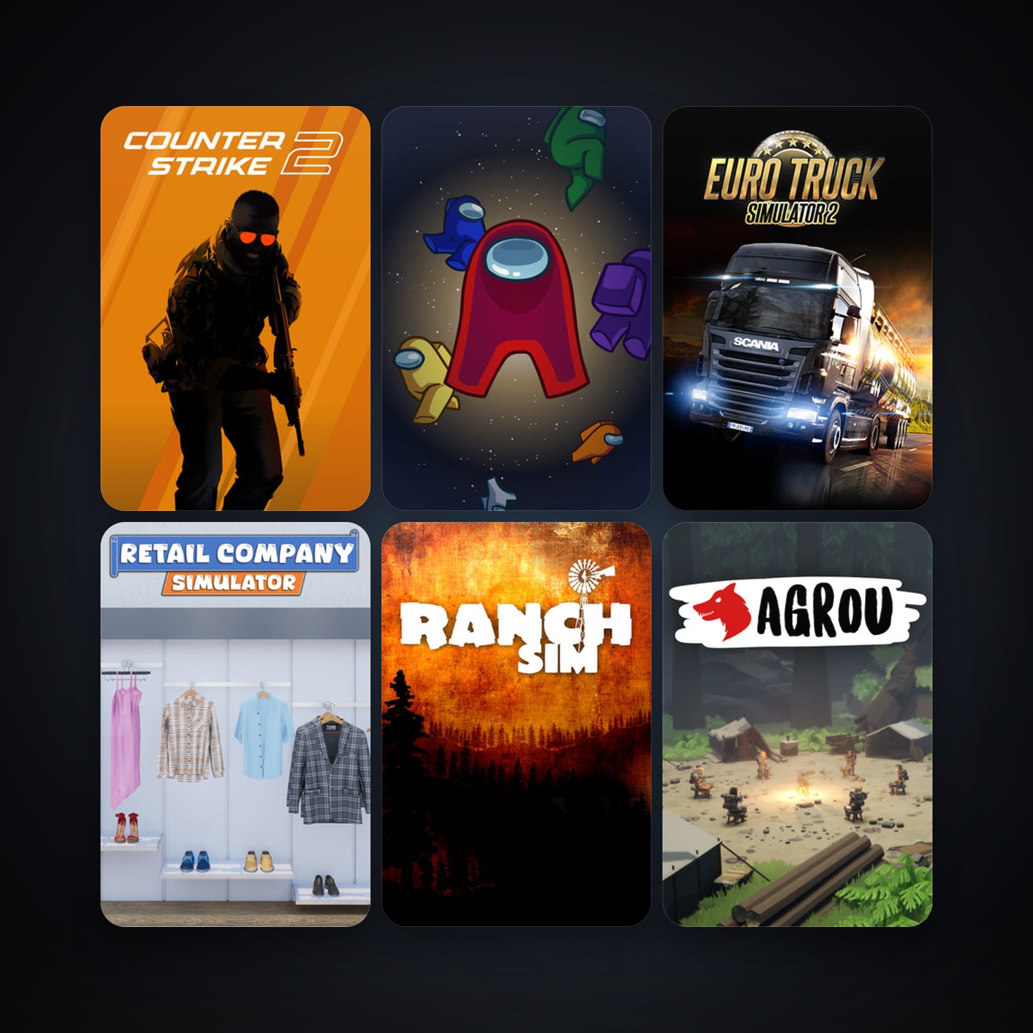 CS2 Prime + Euro Truck Simulator 2, 50 games, Steam 13, clean — HabibiAccounts
