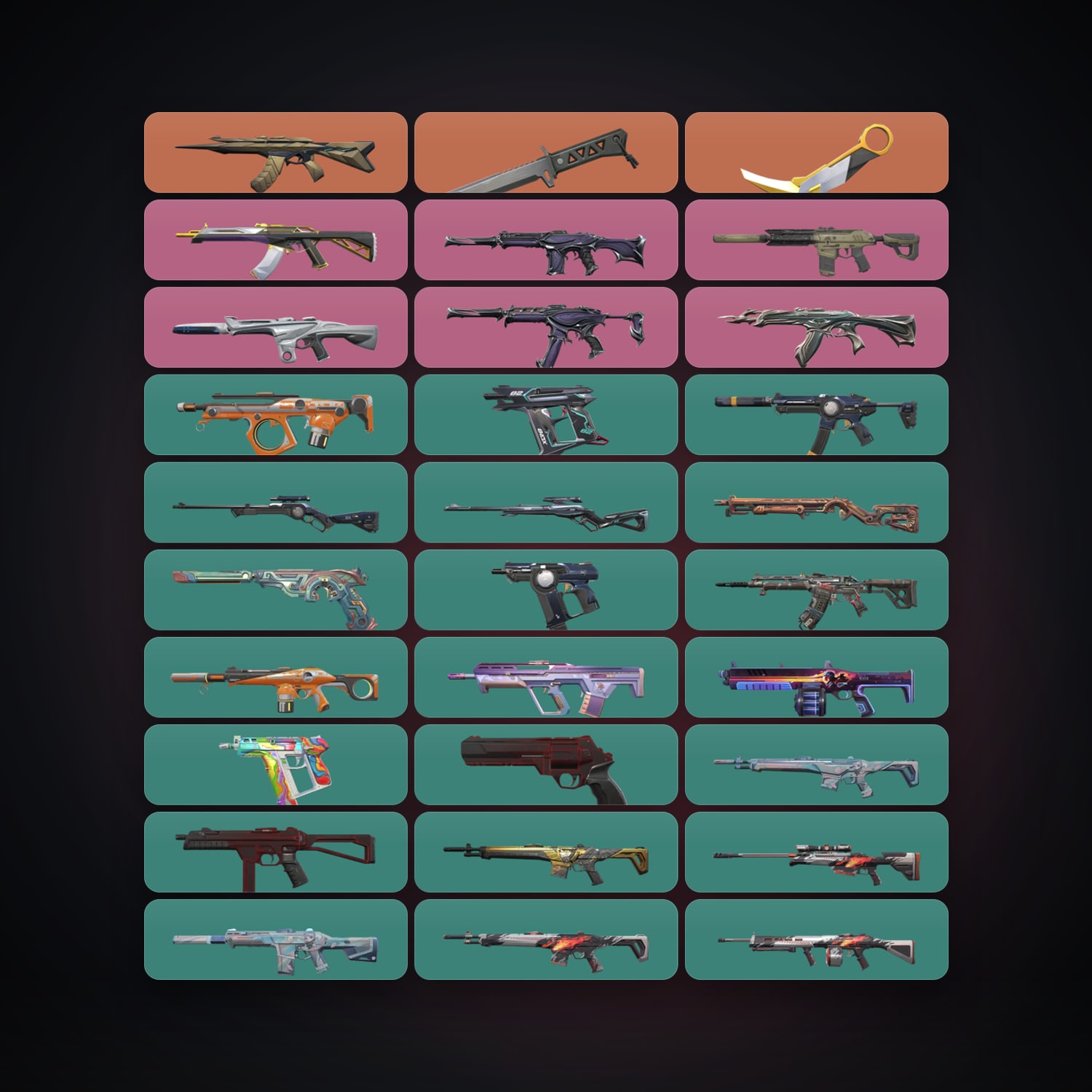 NA Gold 1 locker — 2 knives, 41 skins, lvl 44 — HabibiAccounts