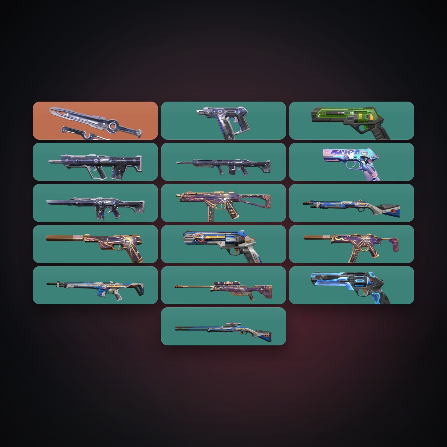 EU Silver 2 locker — 1 knives, 16 skins, lvl 109 — HabibiAccounts