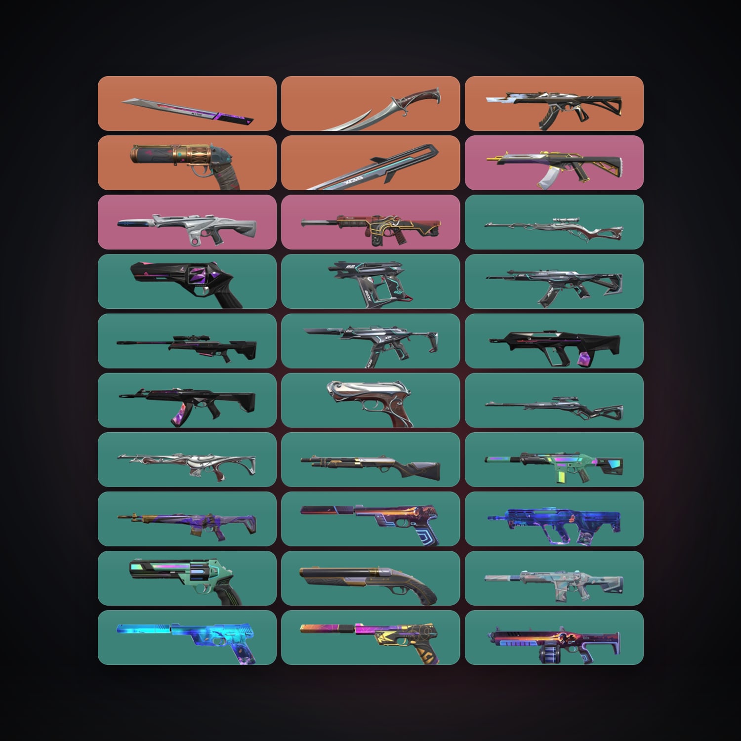 EU Plat 1 locker — 3 knives, 48 skins, lvl 105 — HabibiAccounts
