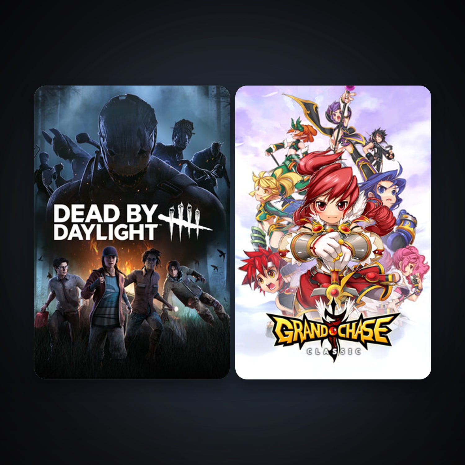 Dead by Daylight + GrandChase, 3 games, clean — HabibiAccounts