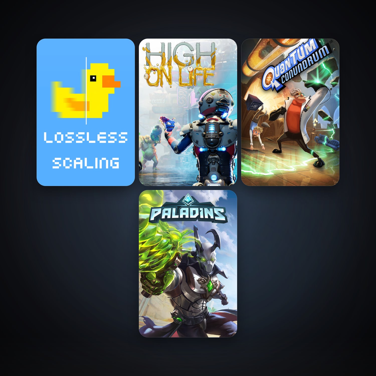 Quantum Conundrum + Paladins, 7 games, clean — HabibiAccounts