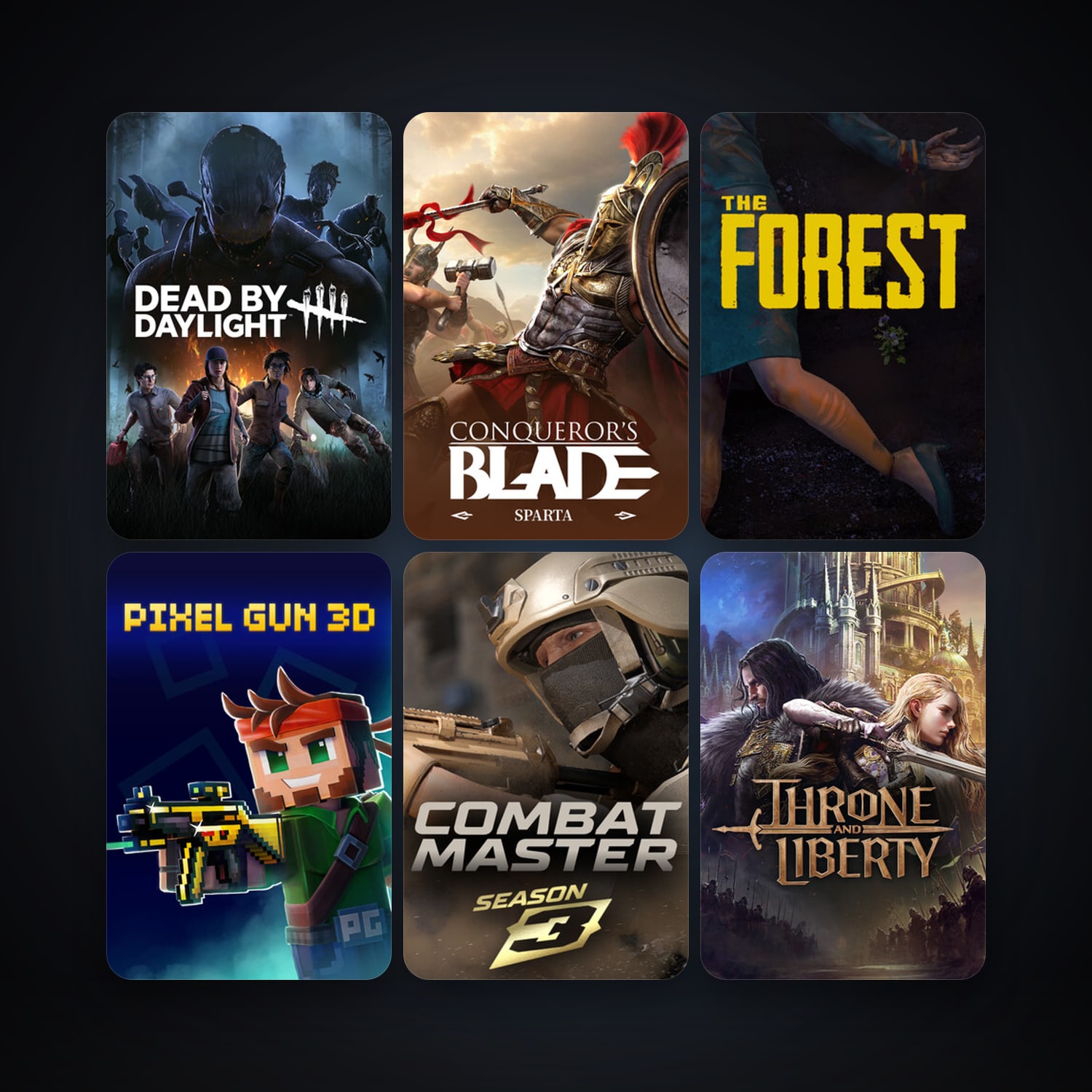 The Forest + Dead by Daylight, 9 games, clean — HabibiAccounts