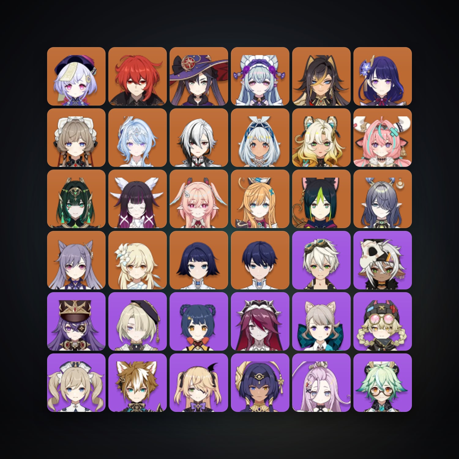Genshin Impact | AR 58 | 70 Chars | 19× 5★ — Genshin / miHoYo Account — HabibiAccounts