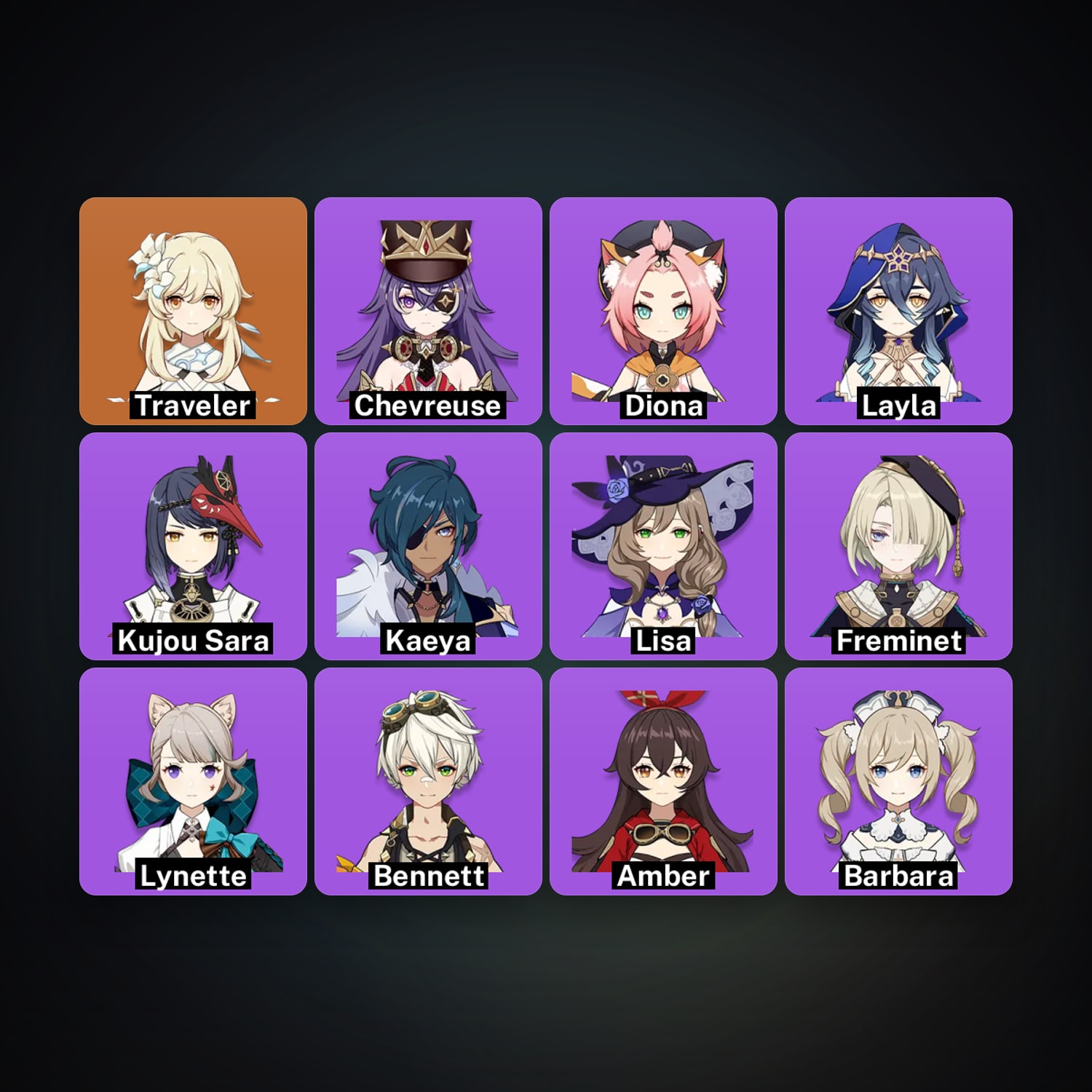 Genshin Impact | AR 24 | 12 Chars — Genshin / miHoYo Account — HabibiAccounts