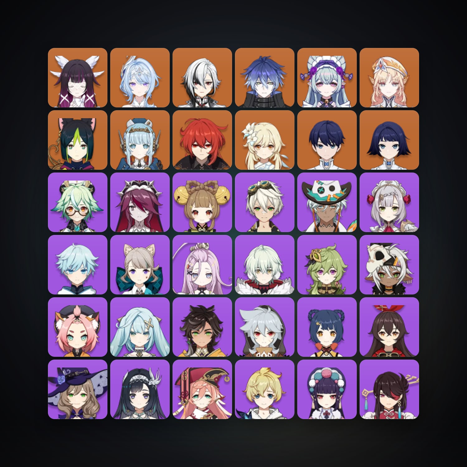 Genshin Impact | AR 55 | 44 Chars | 9× 5★ — Genshin / miHoYo Account — HabibiAccounts