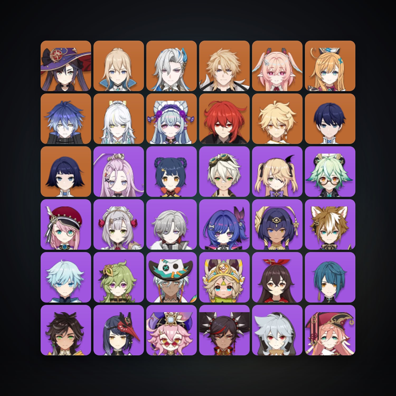 Genshin Impact | AR 57 | 51 Chars | 10× 5★ — Genshin / miHoYo Account — HabibiAccounts