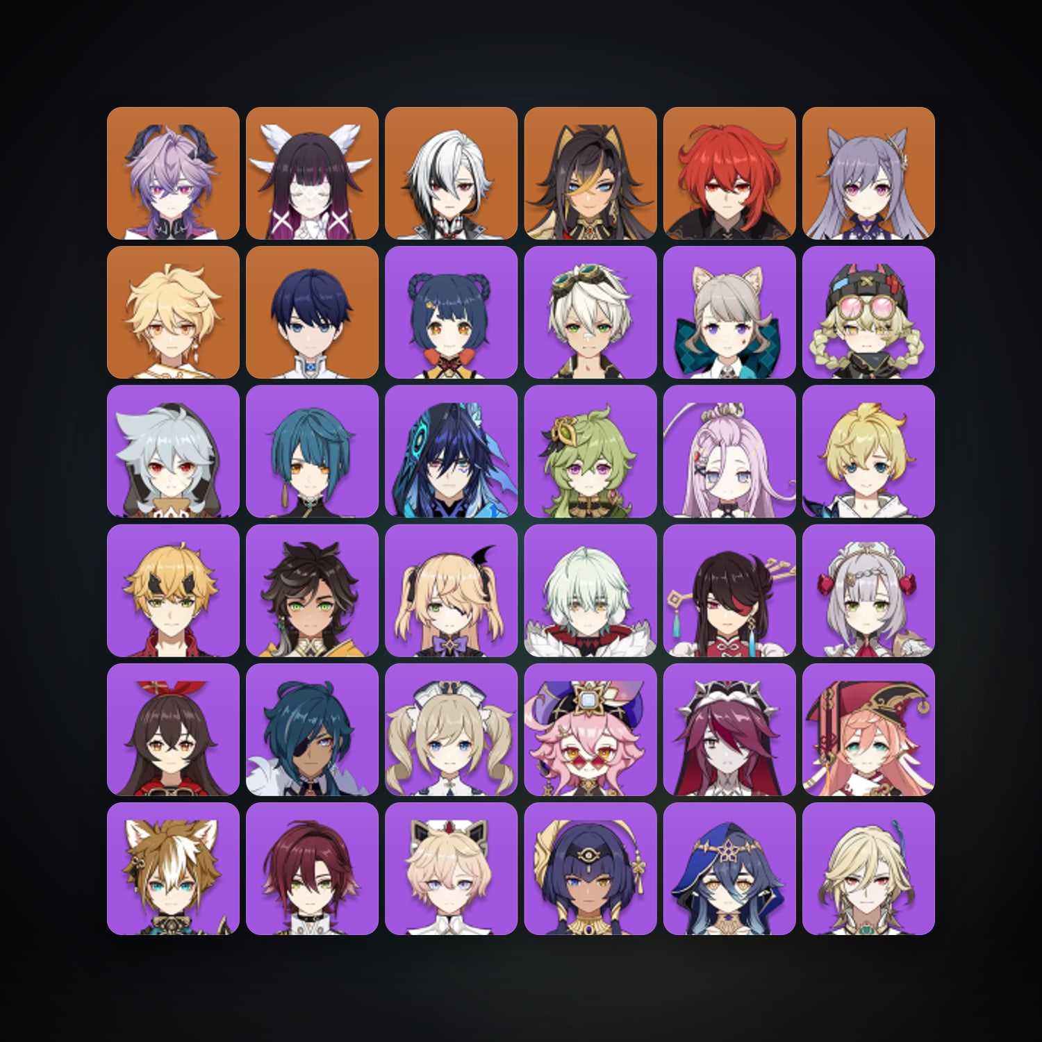 Genshin Impact | AR 55 | 44 Chars | 6× 5★ — Genshin / miHoYo Account — HabibiAccounts