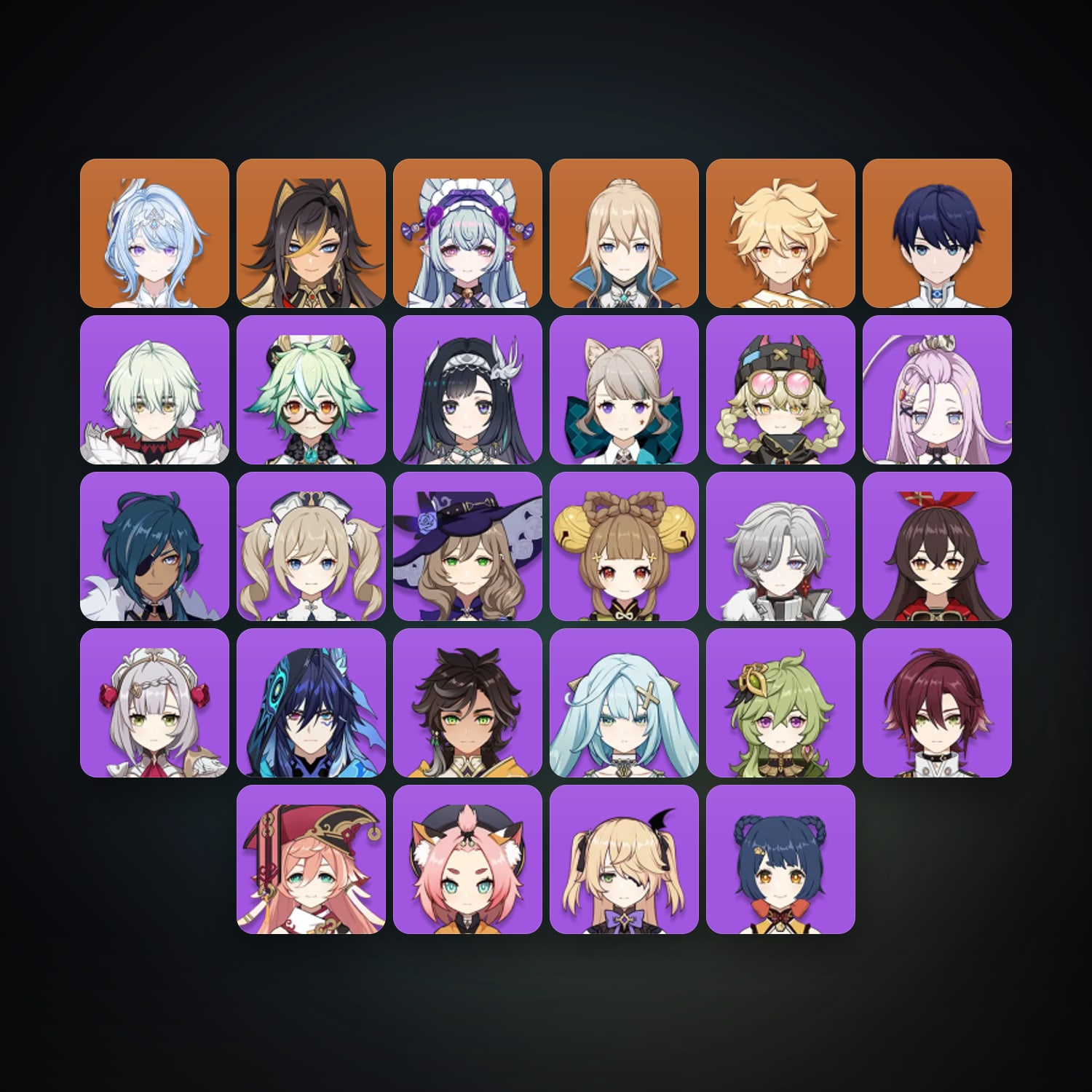 Genshin Impact | AR 50 | 28 Chars | 4× 5★ — Genshin / miHoYo Account — HabibiAccounts