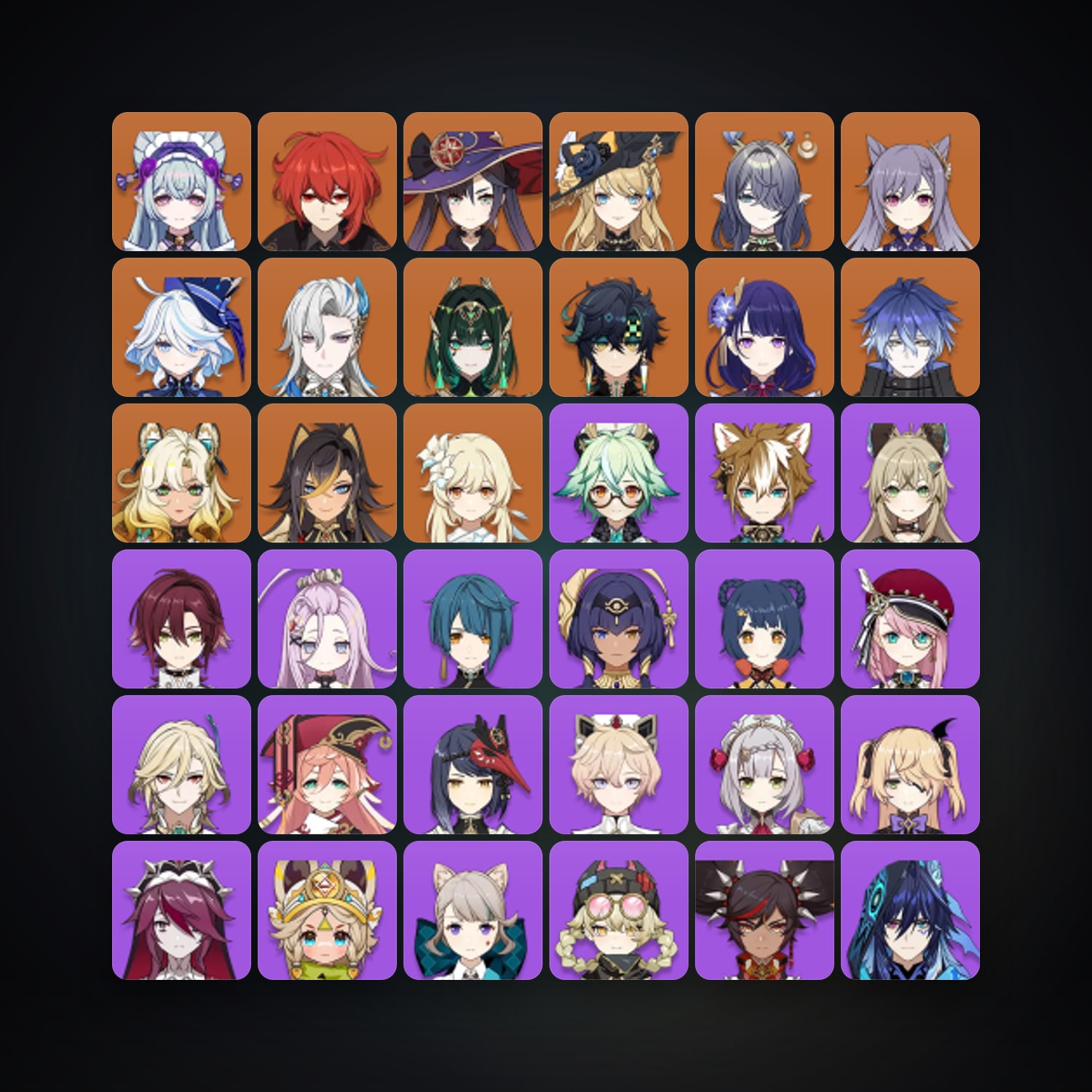 Genshin Impact | AR 57 | 59 Chars | 14× 5★ — Genshin / miHoYo Account — HabibiAccounts