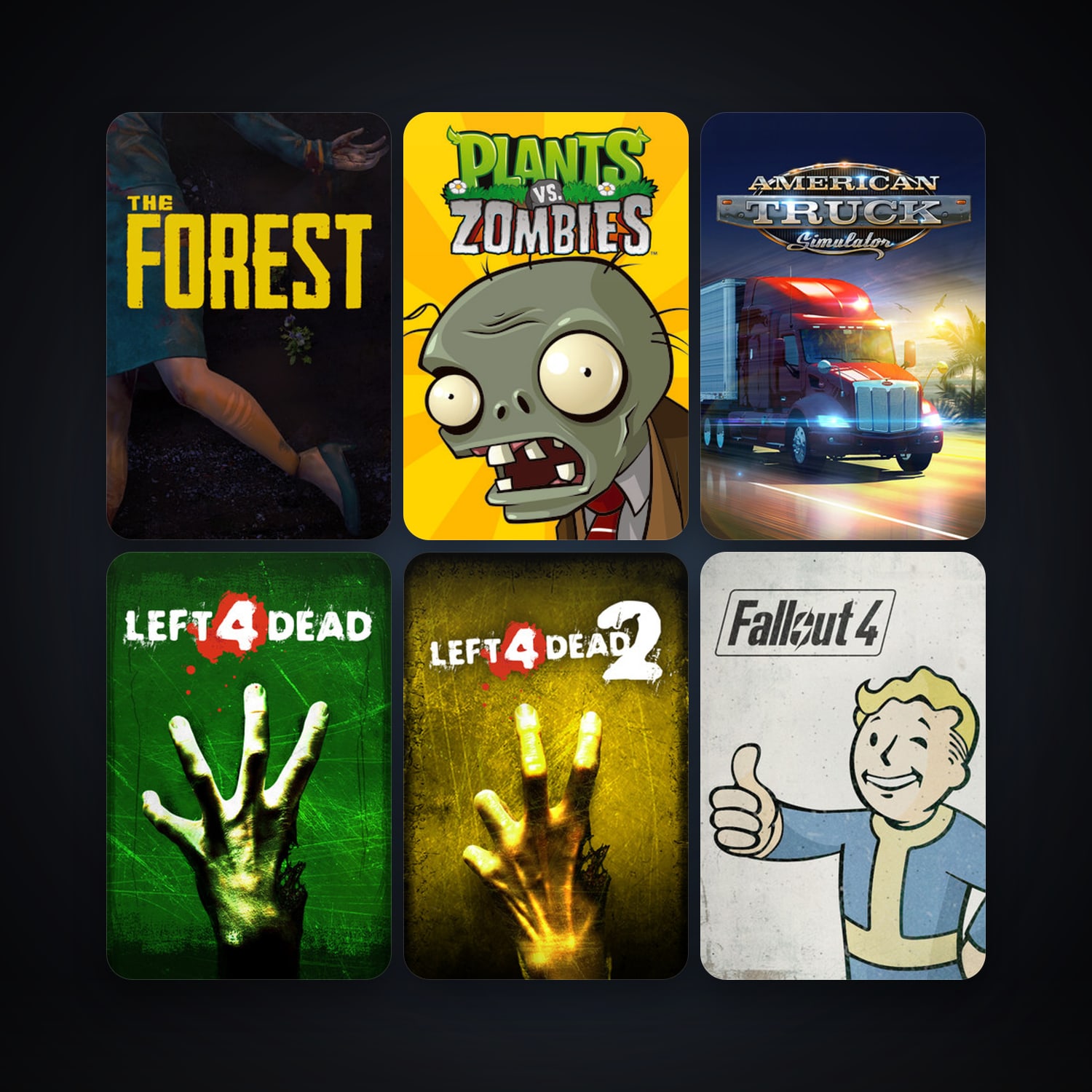 Left 4 Dead + Left 4 Dead 2, 8 games, clean — HabibiAccounts