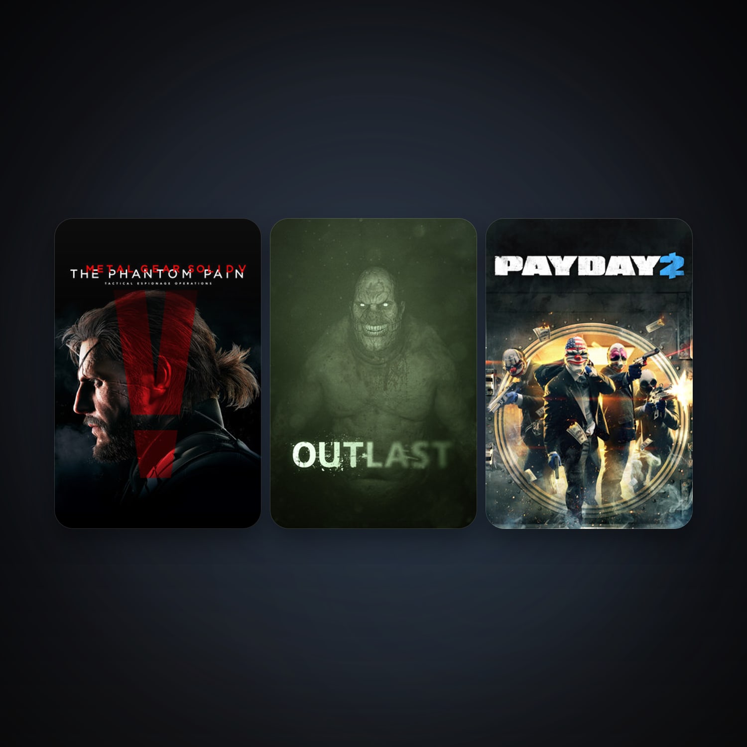 PAYDAY 2 + Outlast, 4 games, clean — HabibiAccounts