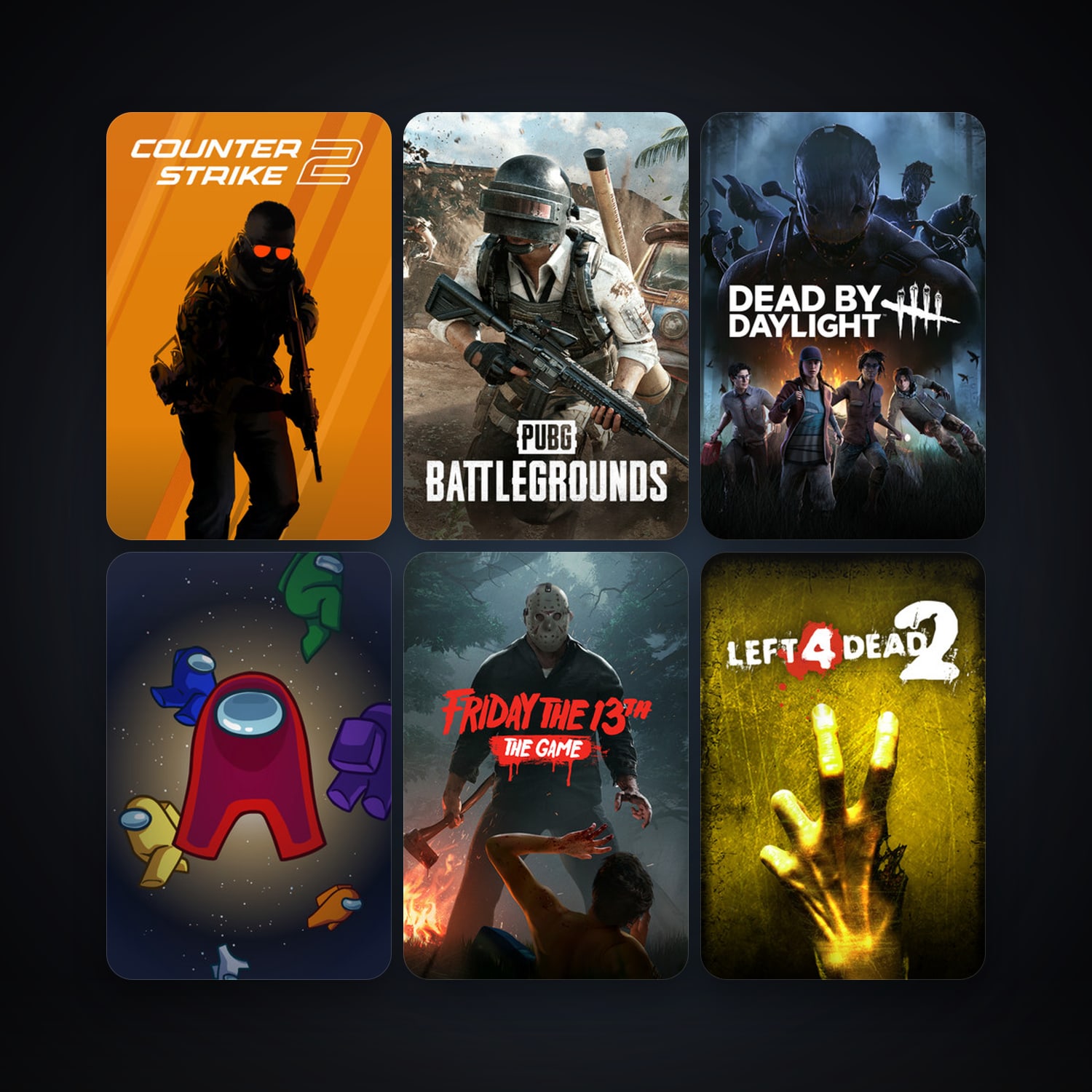 Left 4 Dead 2 + Gang Beasts, 48 games, Steam 10, clean — HabibiAccounts